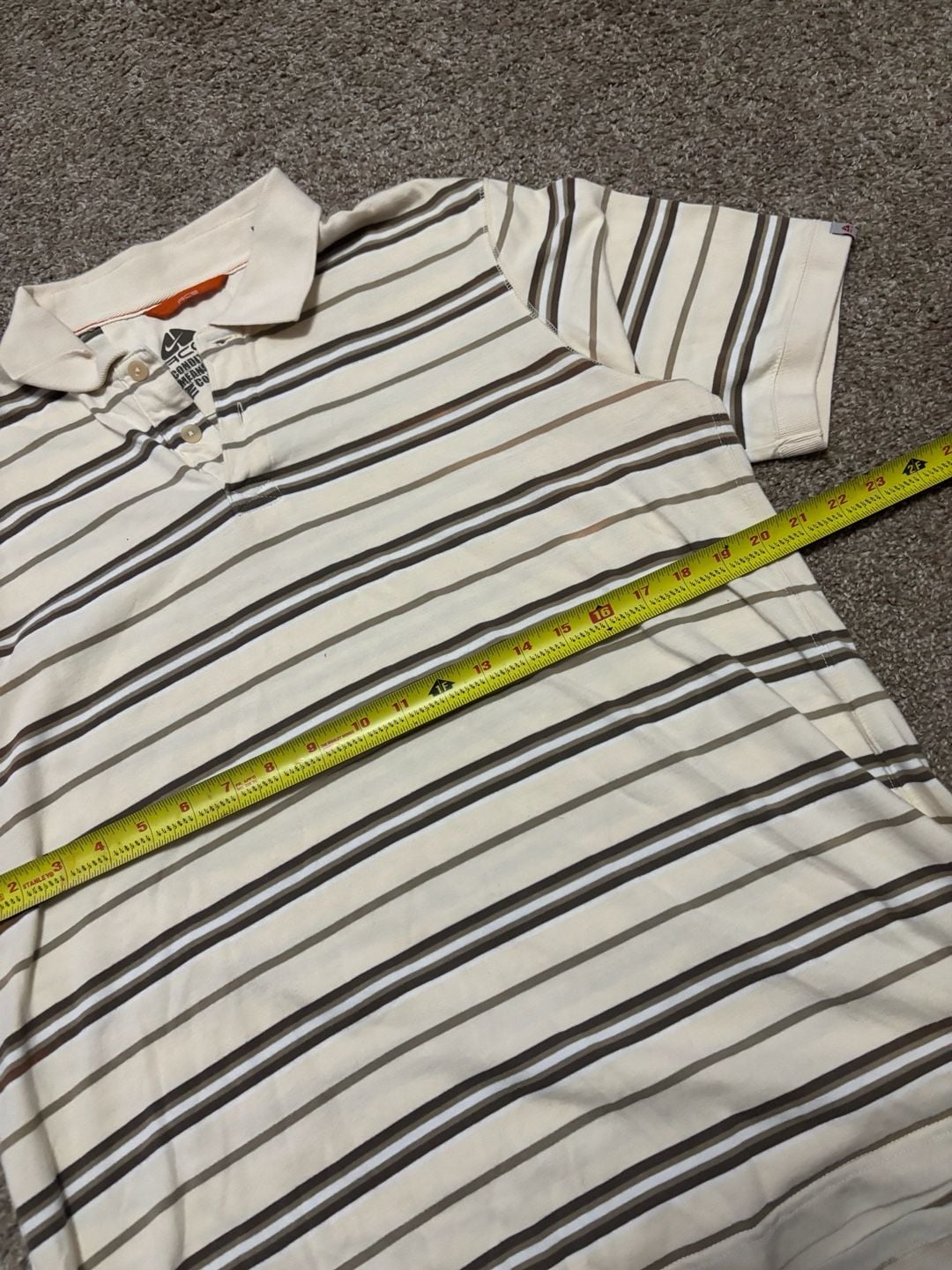 Early 2000s Nike ACG Striped Polo Shirt 4