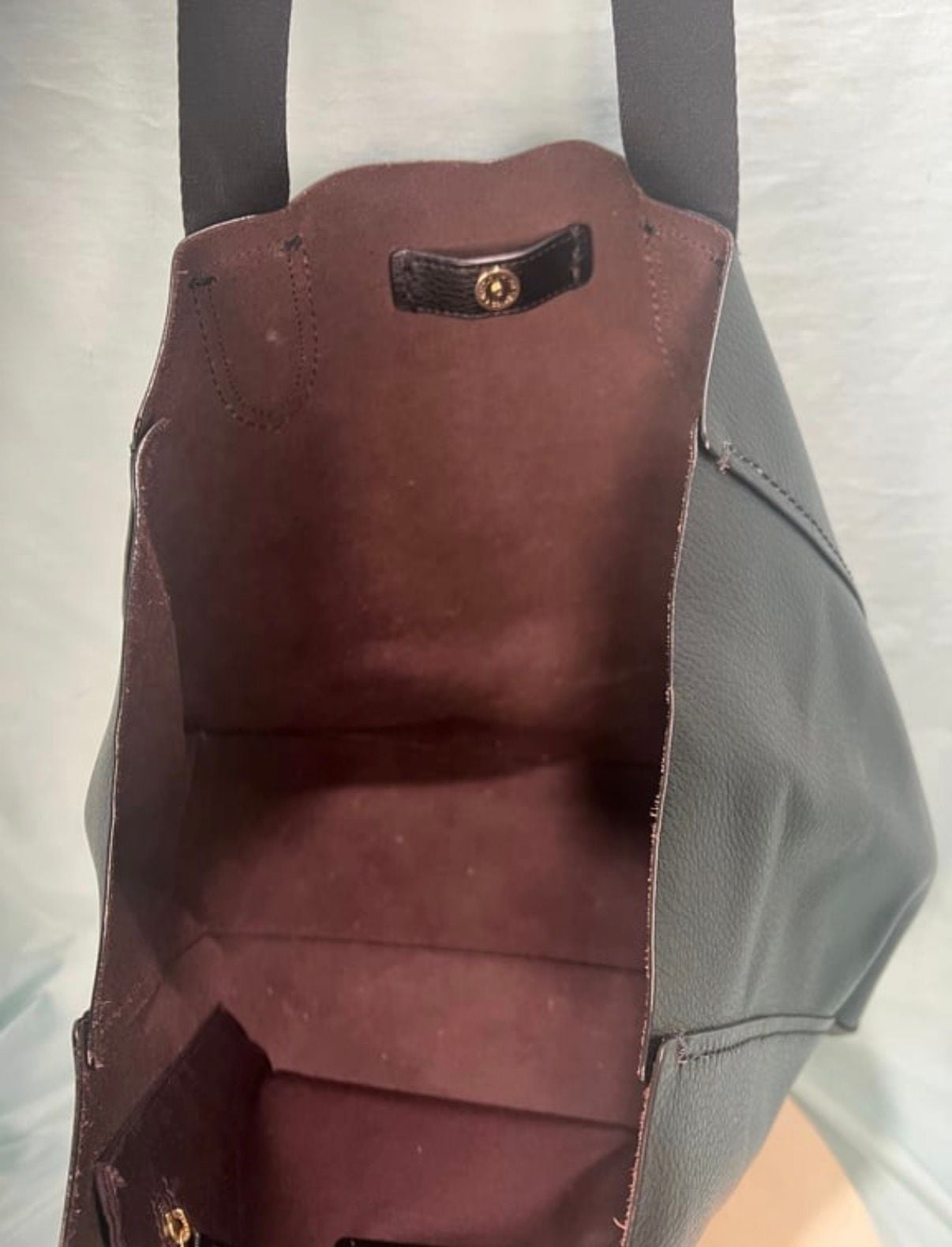 Coach Black Pebbled Leather Tote Bag 5