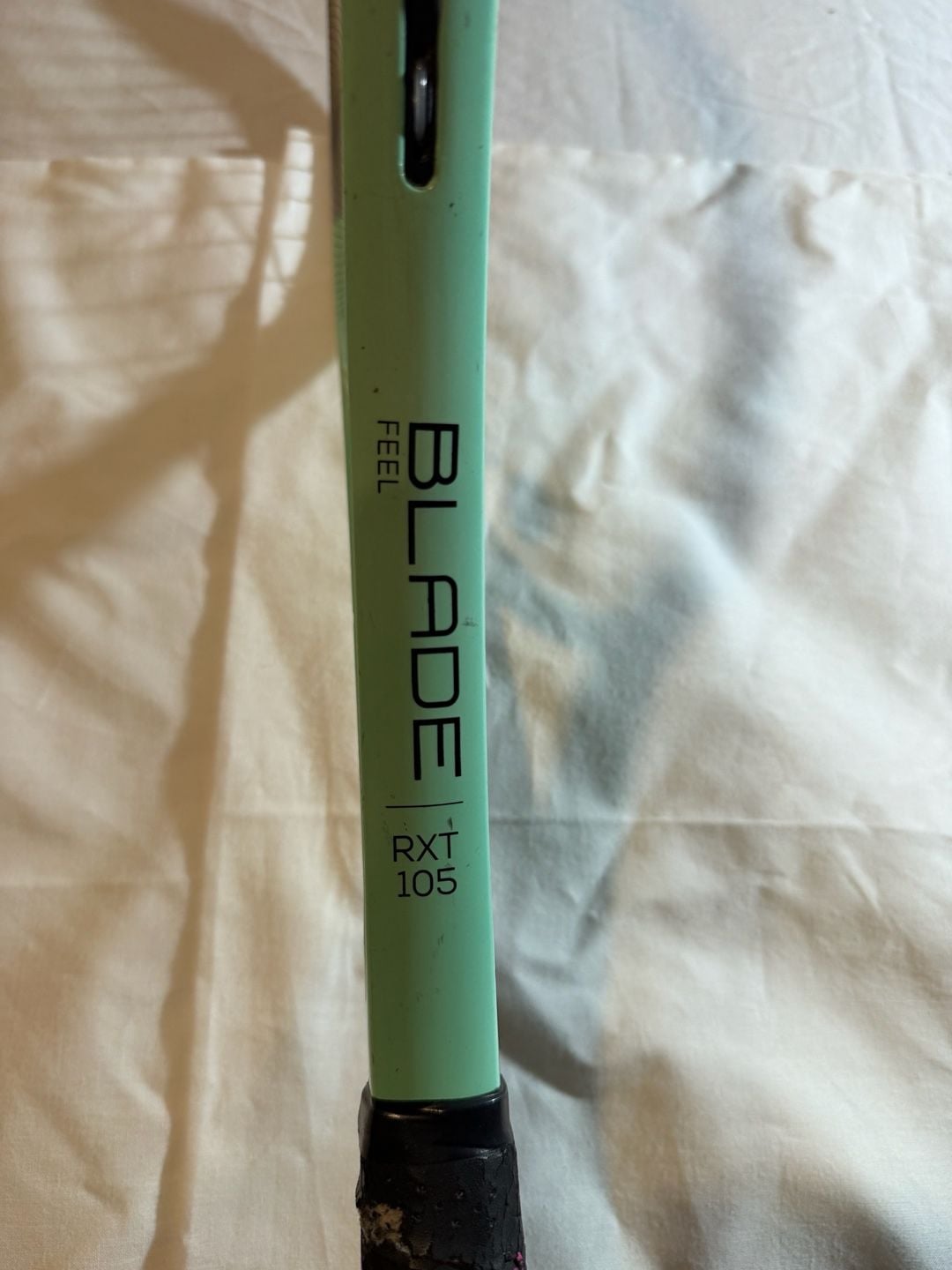 Wilson Blade Feel RXT 105 Tennis Racket Grip Size 3 4/38 Mint Green 4