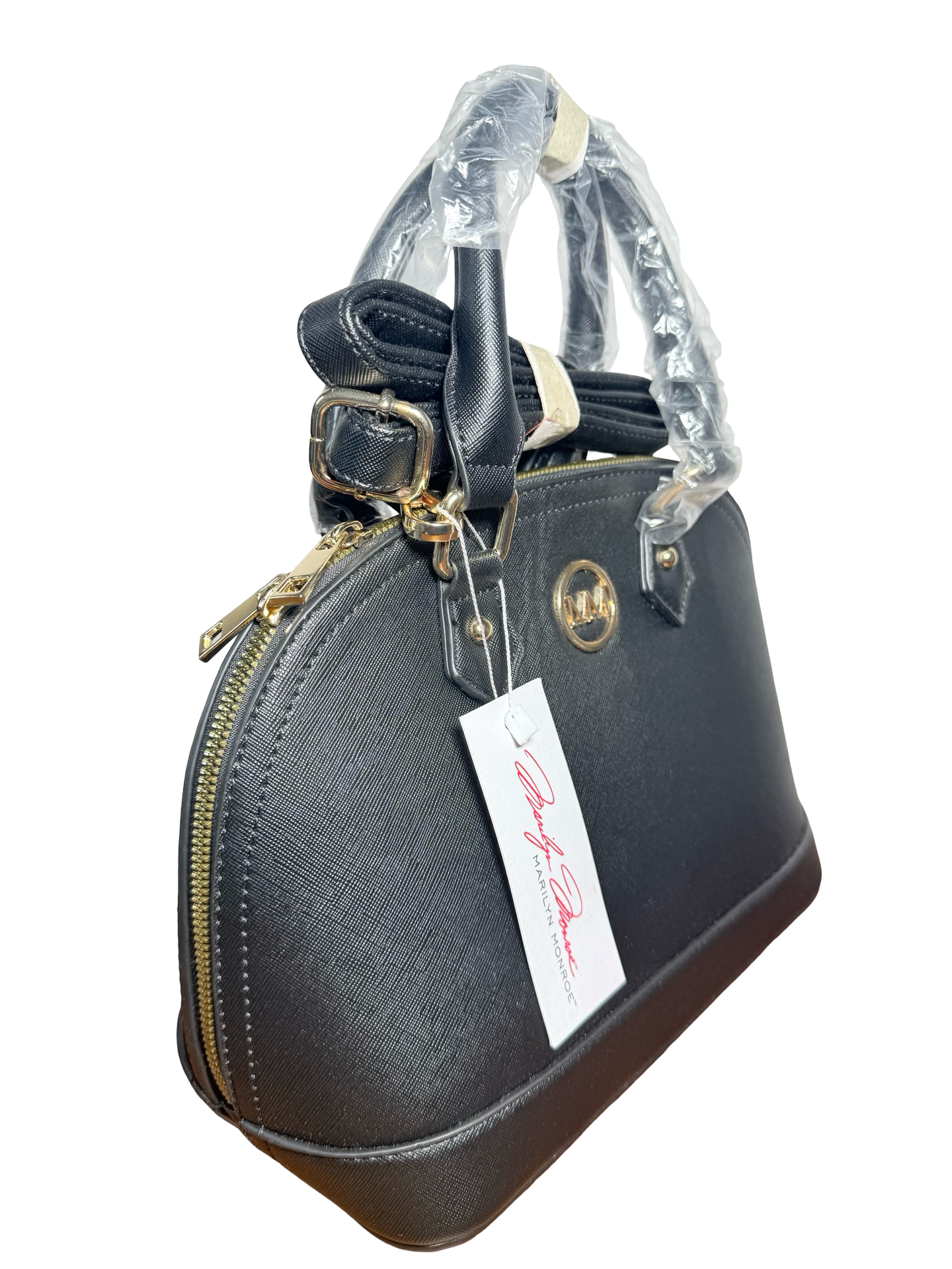 Marilyn Monroe Black Dome Handbag Purse, 2-Handles, Crossbody ..., 12