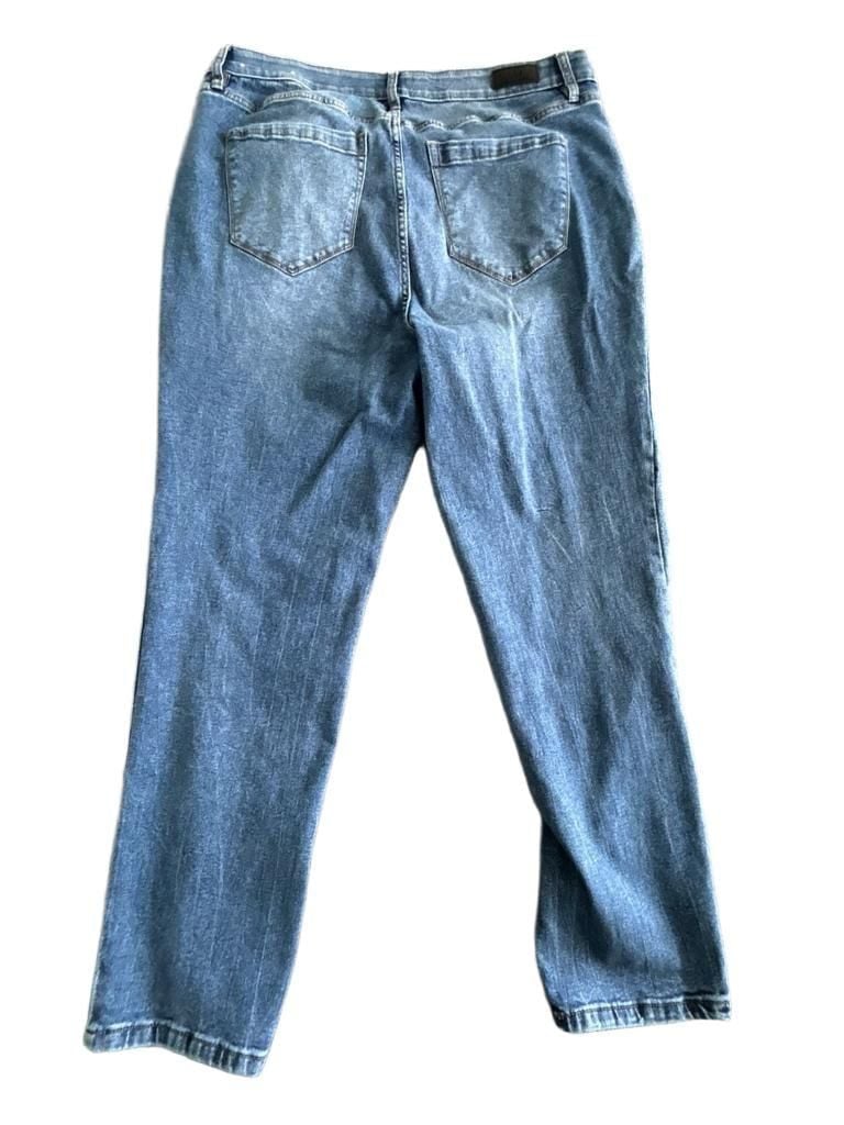Nicole Miller Soho High Rise Skinny Jeans Size 18 Blue Denim 4