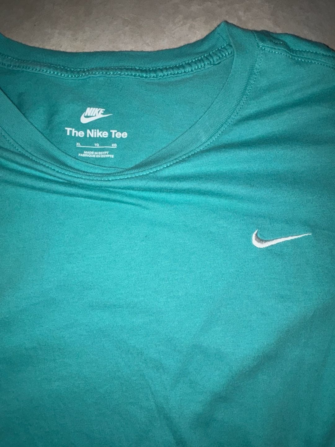 Nike The Nike Tee Size XL Teal Short Sleeve T-Shirt 3