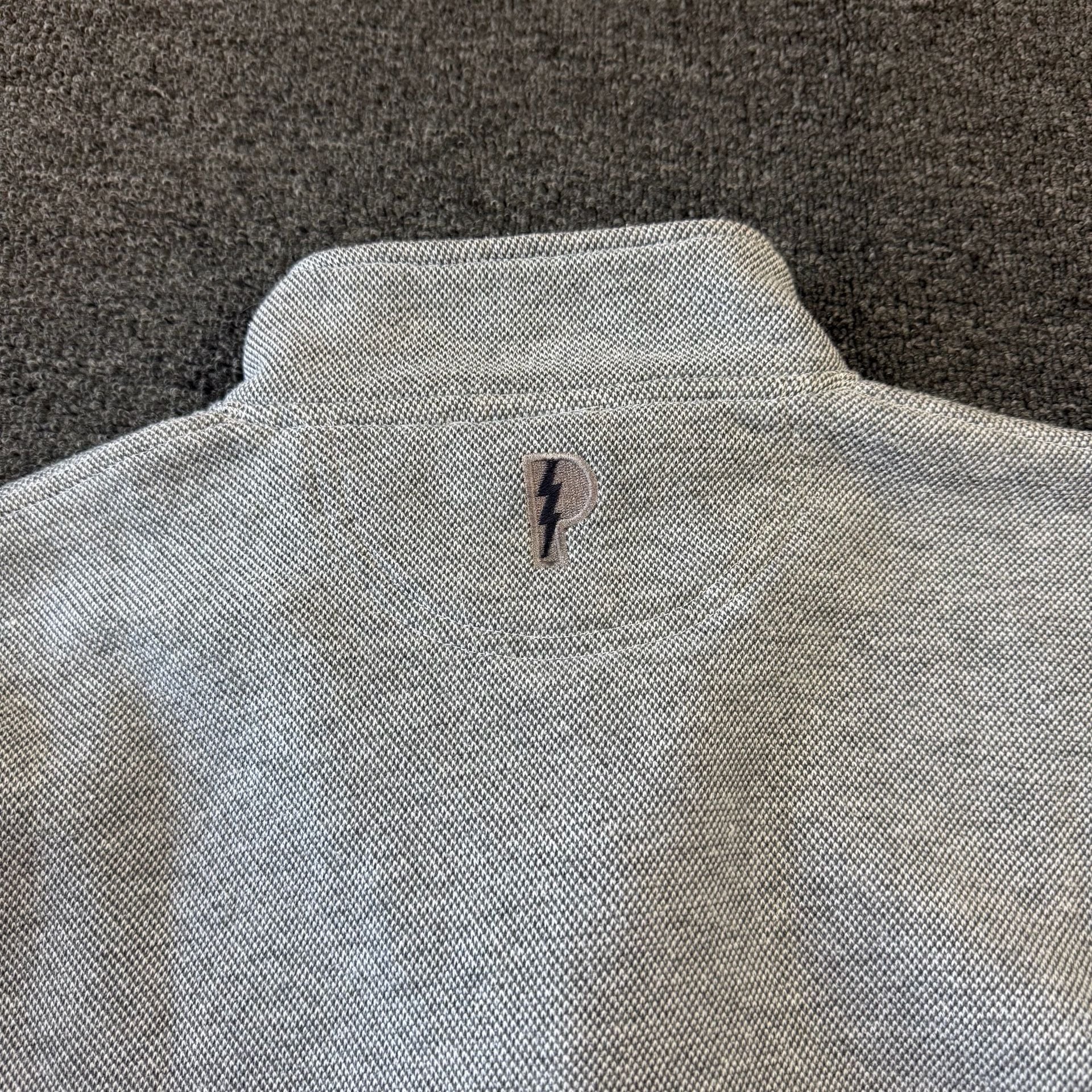 Vintage Detroit Red Wings 1/4 Zip Pullover Sweatshirt Gray 10