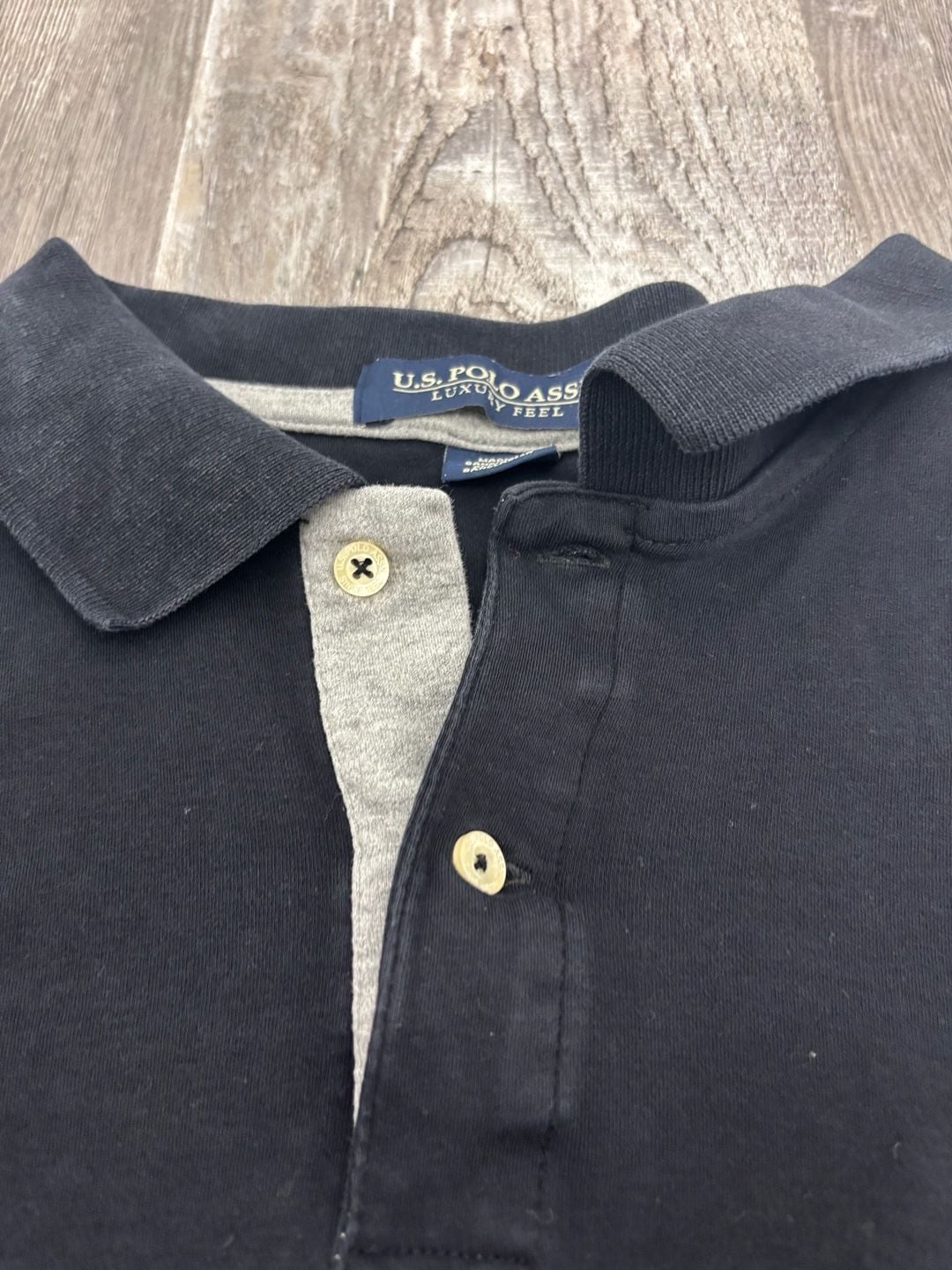 U.S. Polo Assn. Luxury Feel Polo Shirt Size 2XL Black Short Sleeve 5