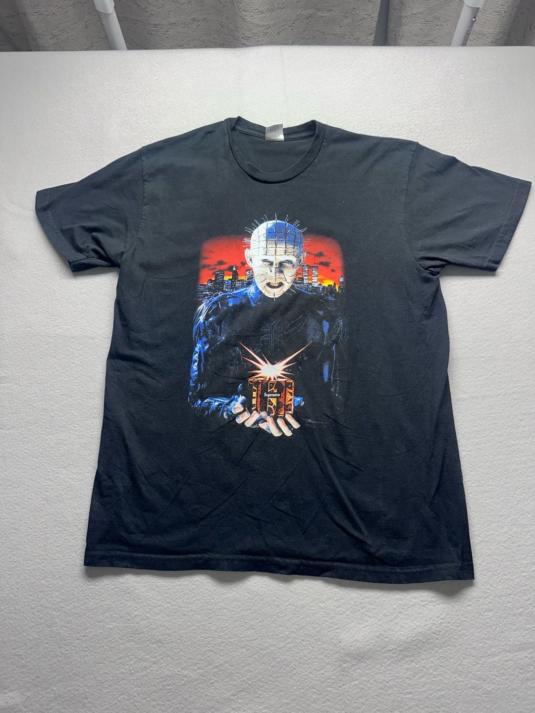 Supreme Hellraiser Hell on Earth T-Shirt Black Graphic Print Tee Size L 2