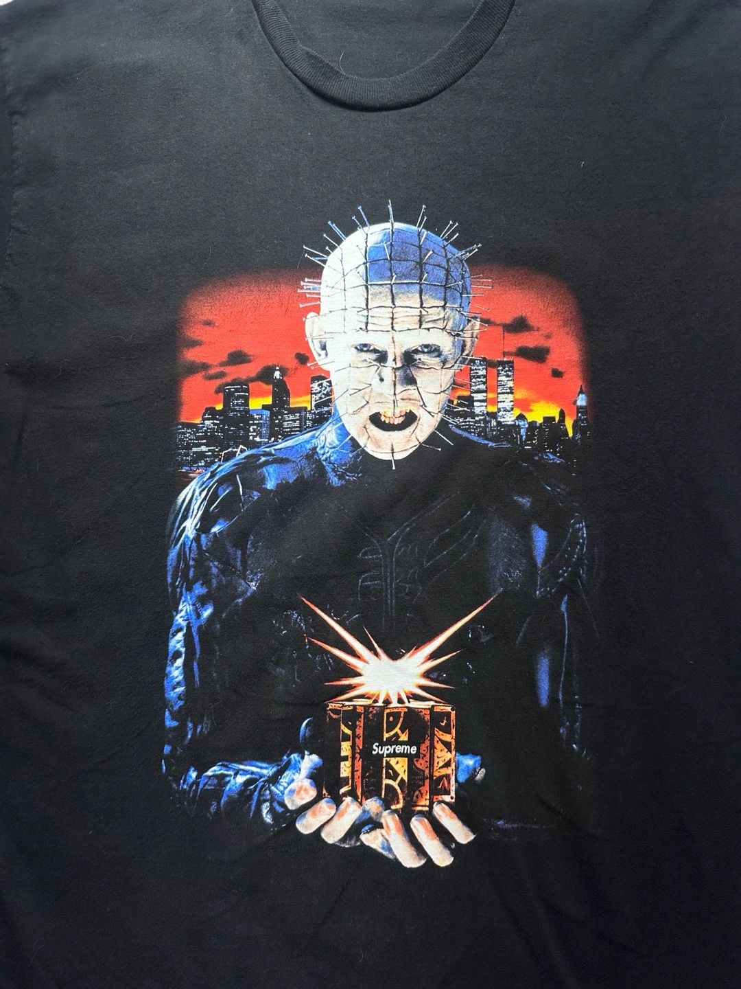 Supreme Hellraiser Hell on Earth T-Shirt Black Graphic Print Tee Size L 3