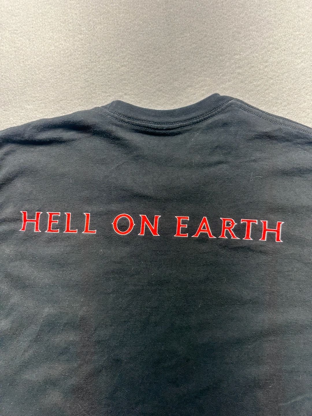 Supreme Hellraiser Hell on Earth T-Shirt Black Graphic Print Tee Size L 9