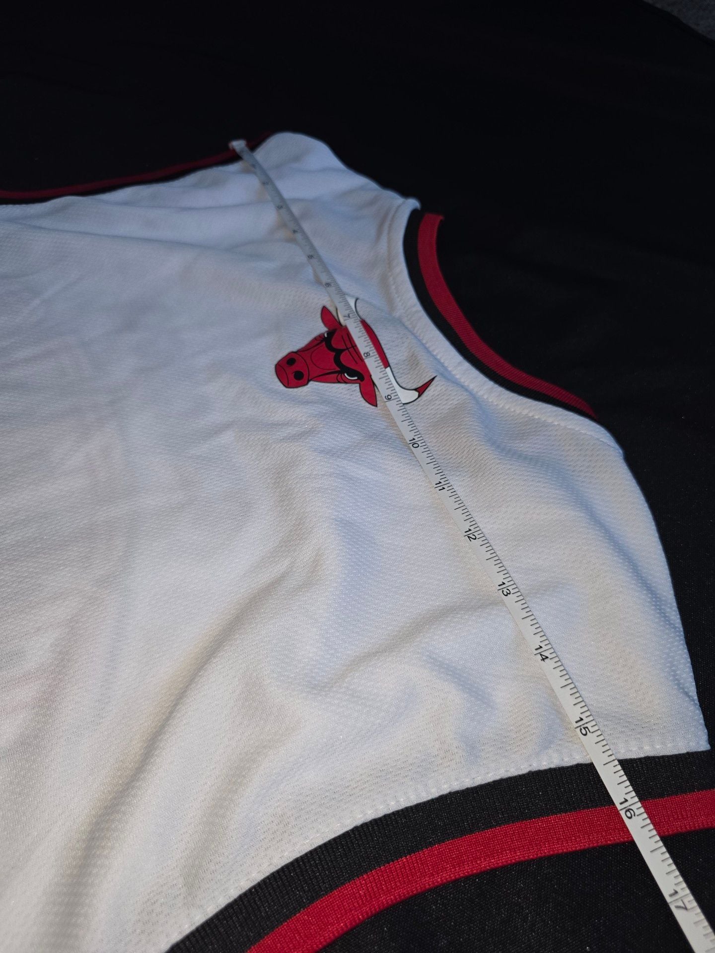Ultra Game Chicago Bulls Jersey Size L White Basketball Tank Top 6