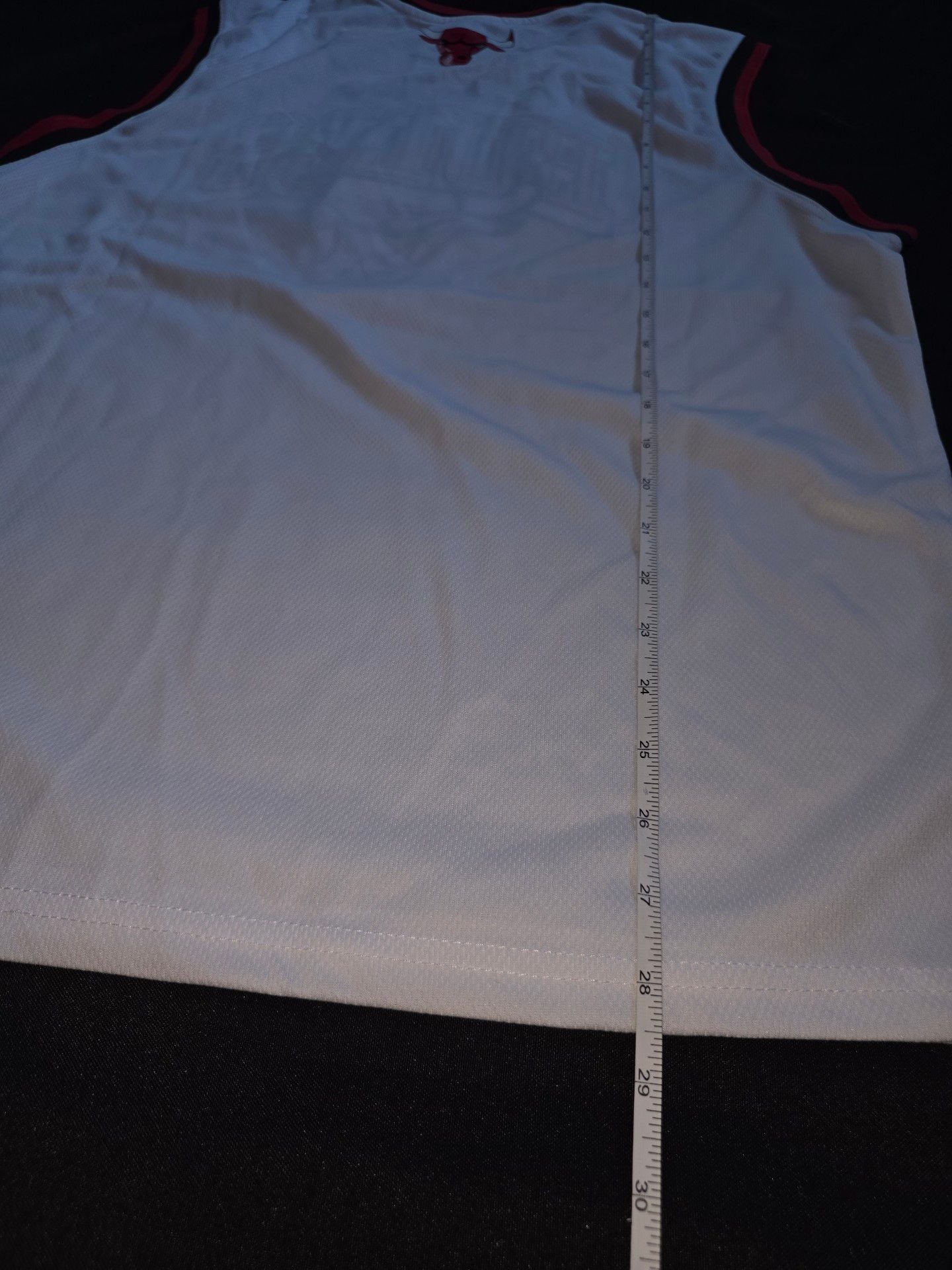 Ultra Game Chicago Bulls Jersey Size L White Basketball Tank Top 8