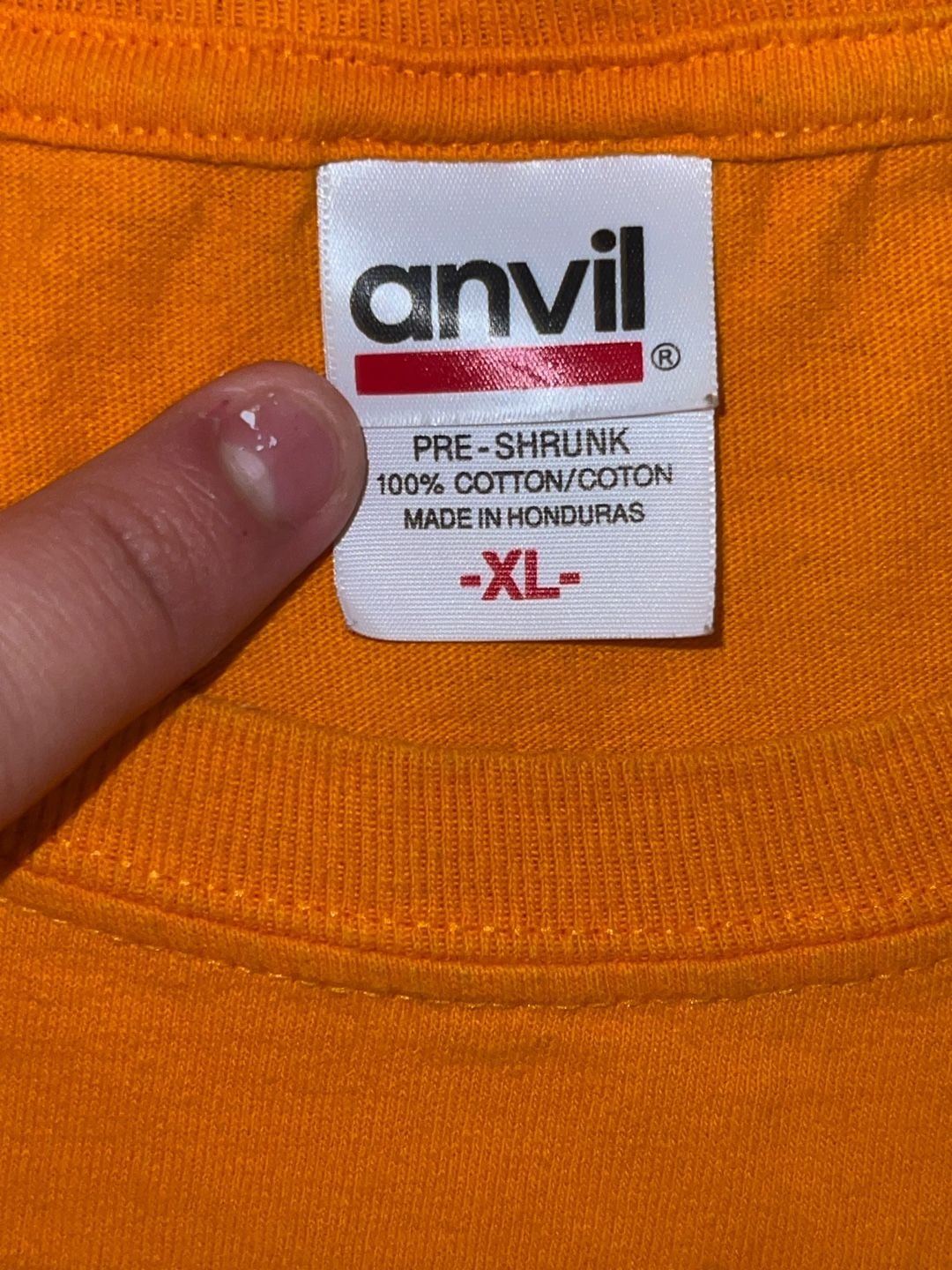 Anvil Cincinnati Music Festival 2013 T-Shirt Size XL Orange 4