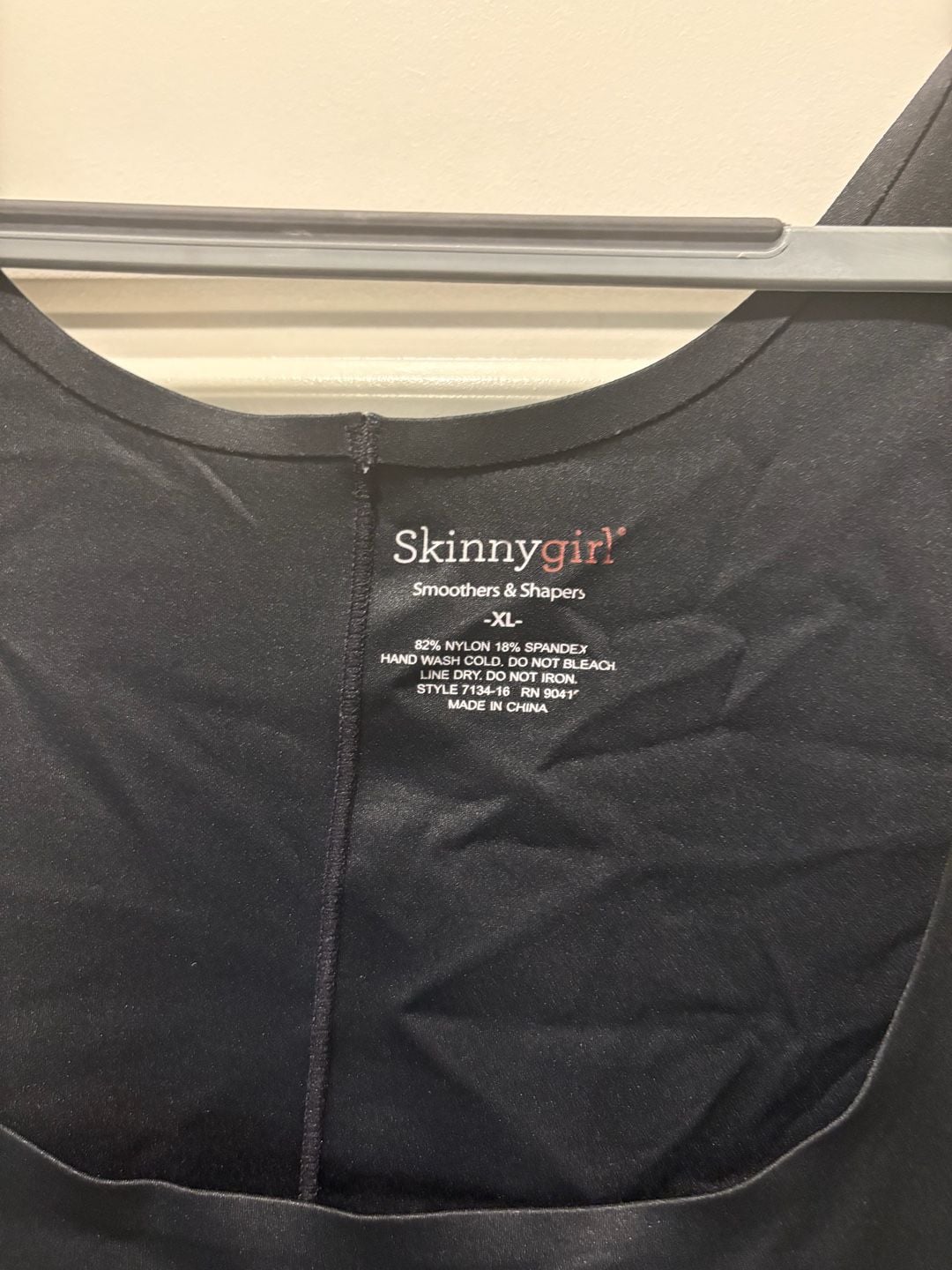 Skinnygirl Smoothers & Shapers Bodysuit Size XL Black 3