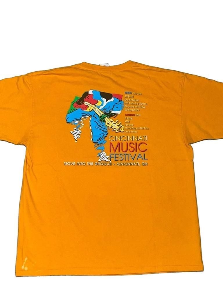 Anvil Cincinnati Music Festival 2013 T-Shirt Size XL Orange 3