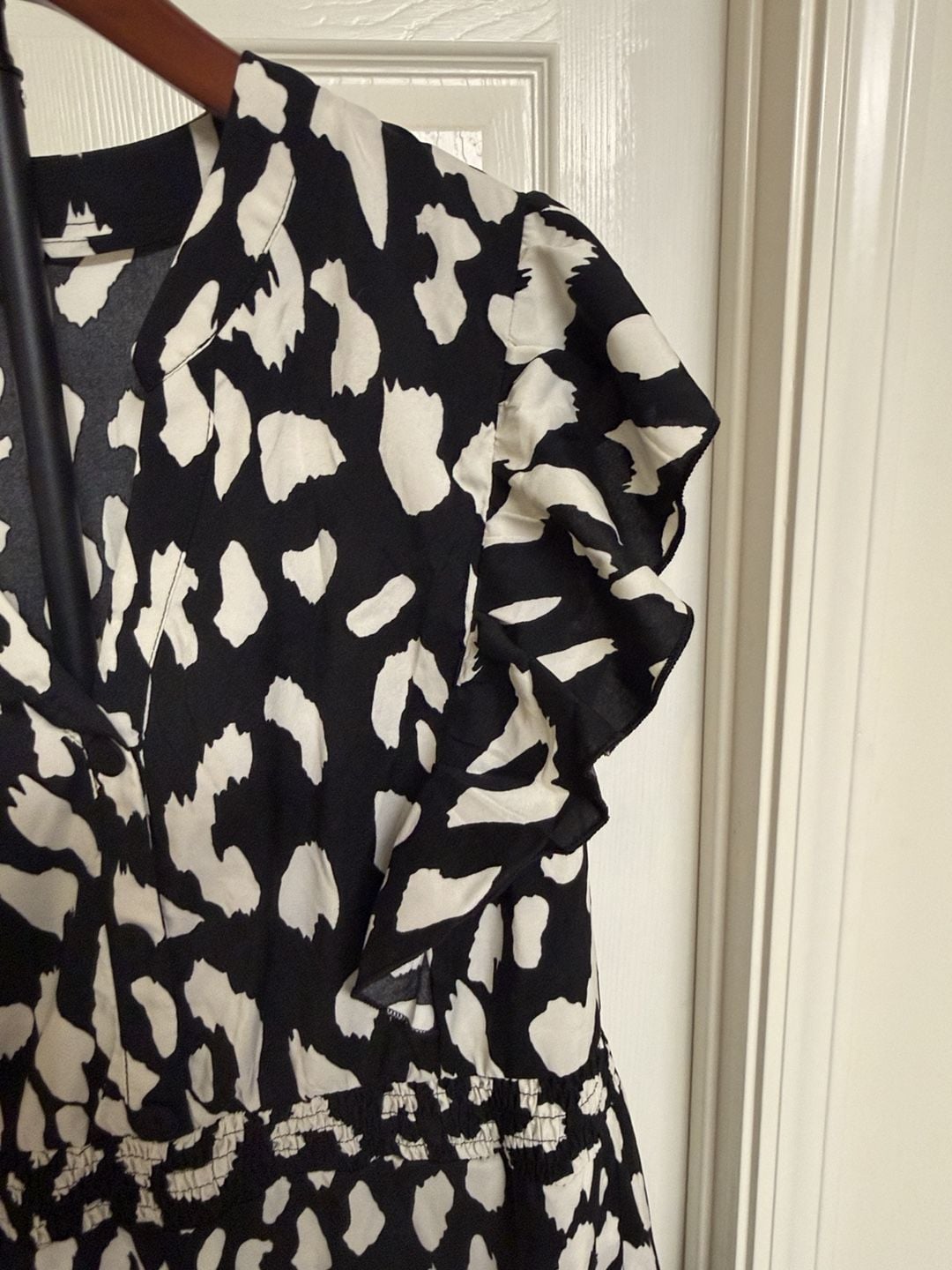 BloomChic Animal Print Dress Size 18-20 Black White/162 4