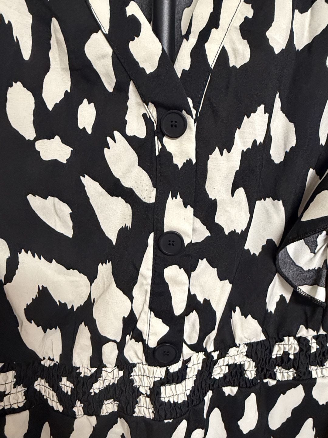 BloomChic Animal Print Dress Size 18-20 Black White/162 9
