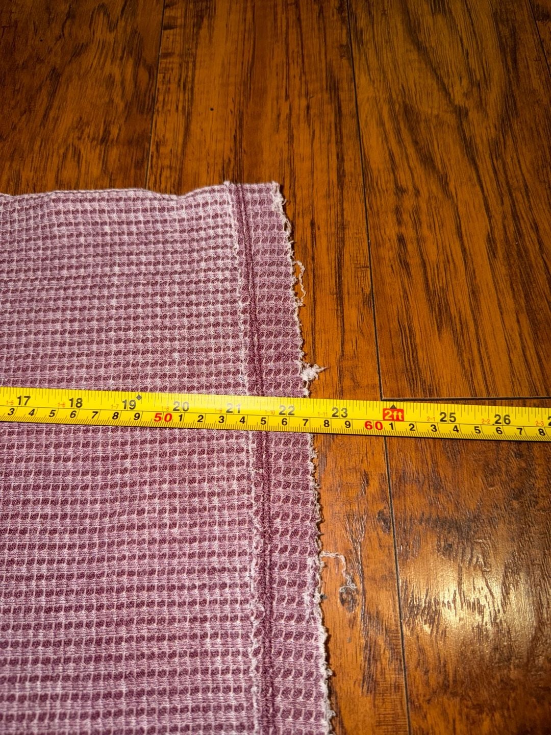 We The Free Thermal Top Size M Purple Waffle Knit Bell Sleeve Shirt 5