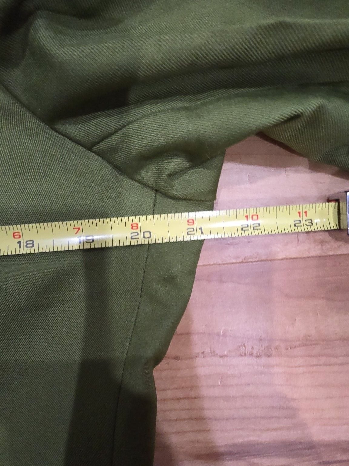 Military Style Suit Set Size M Green Jacket Pants 8