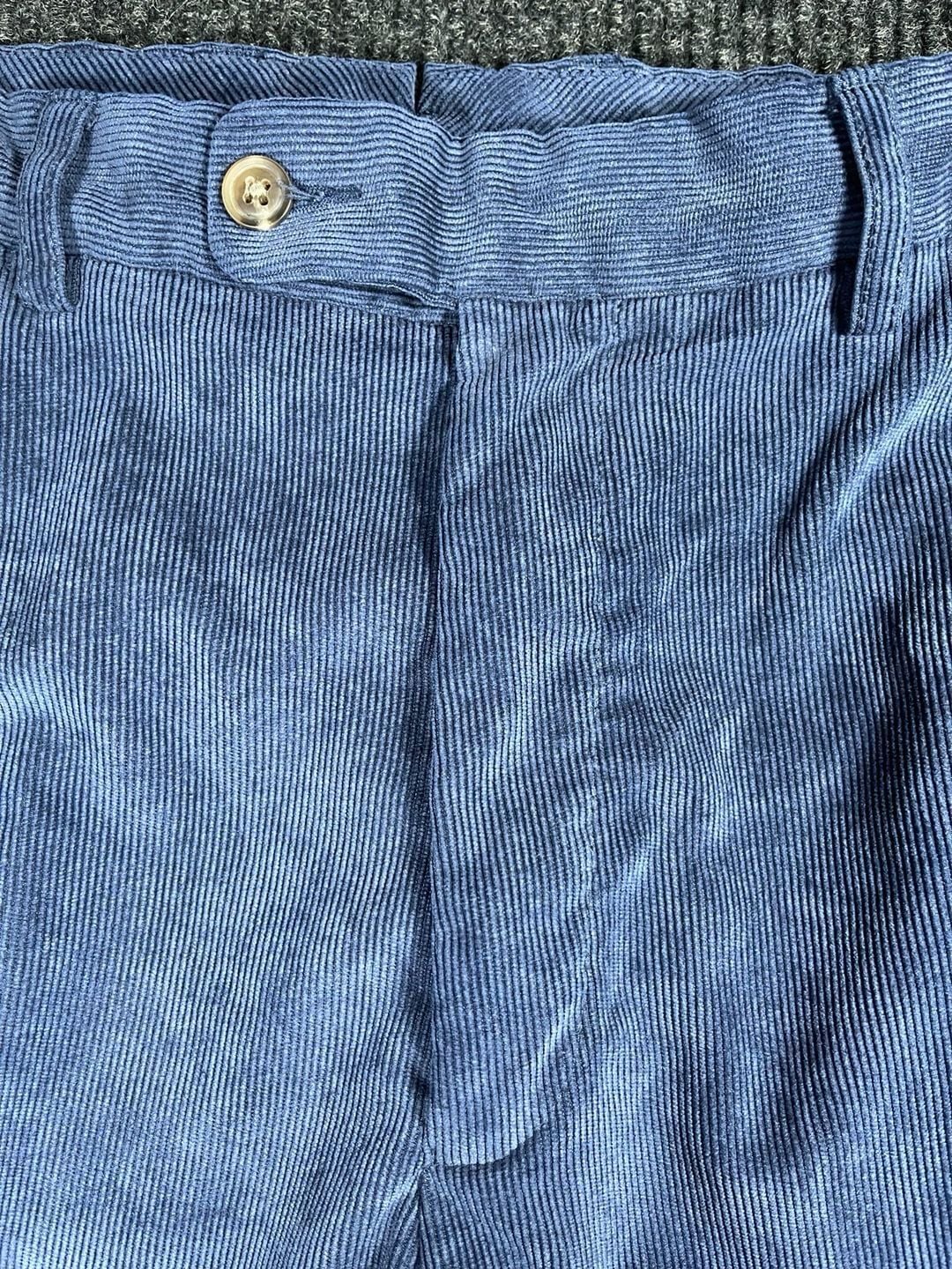Peter Millar Men’s Nanoluxe Corduroy Pants Size 36 Blue 5