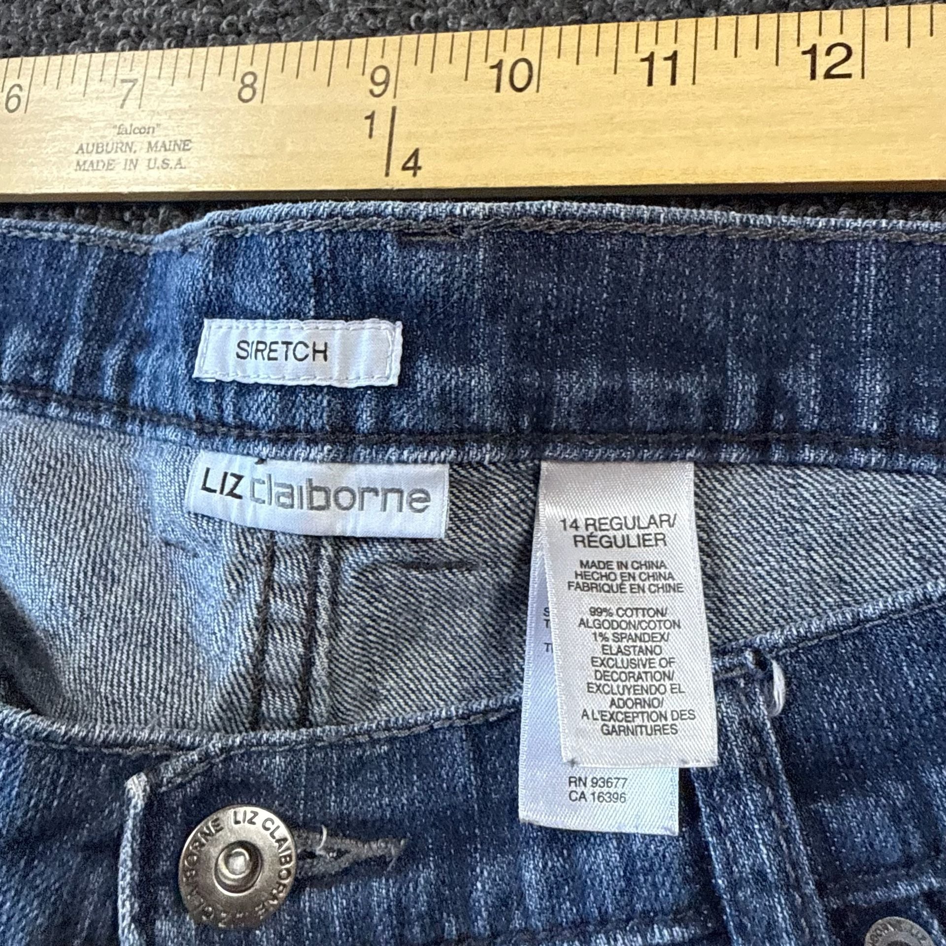 Liz Claiborne 2000s Stretch Jeans Blue 14P 7