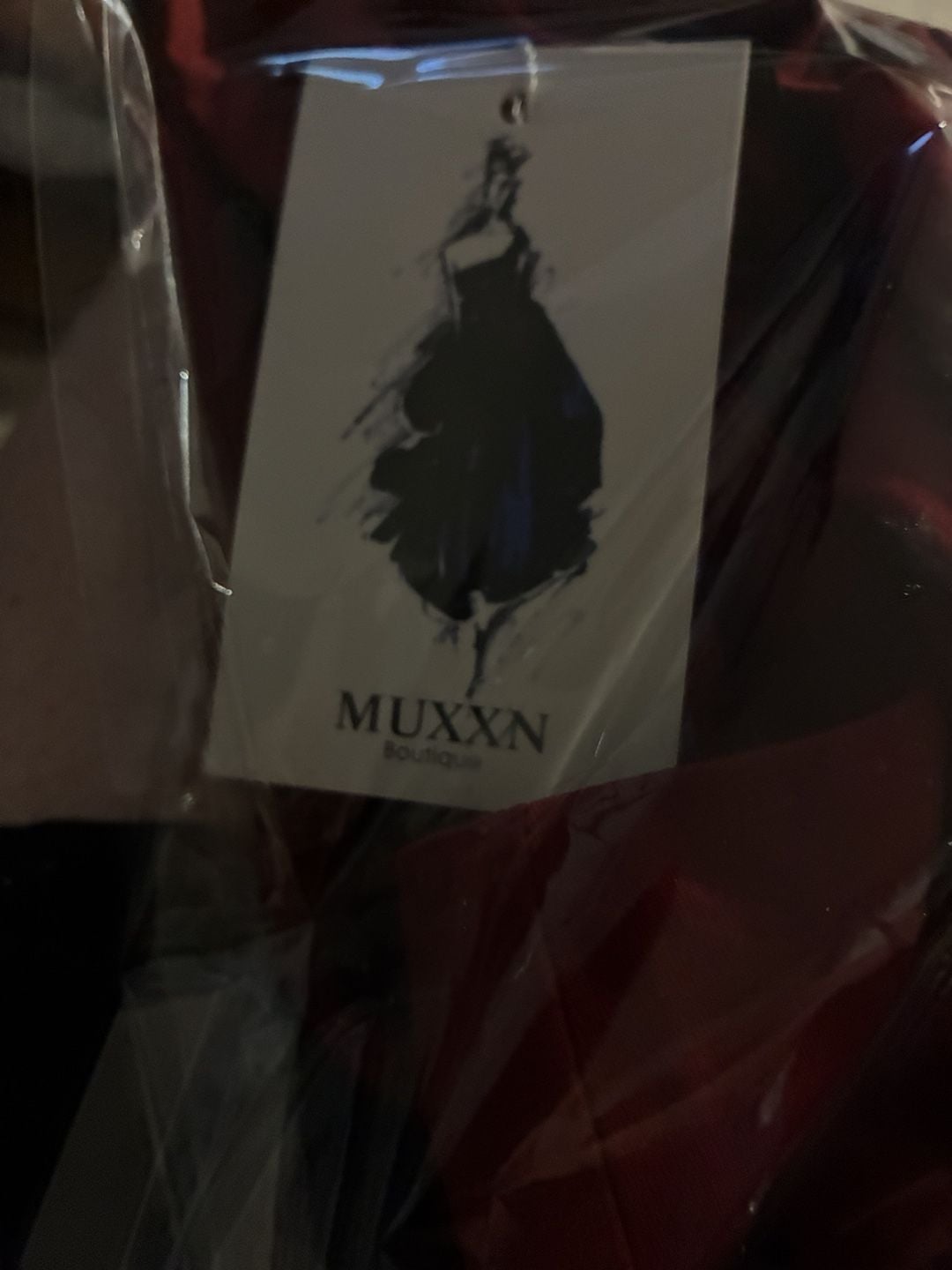 Muxxn Red Wrap Pencil Dress 3
