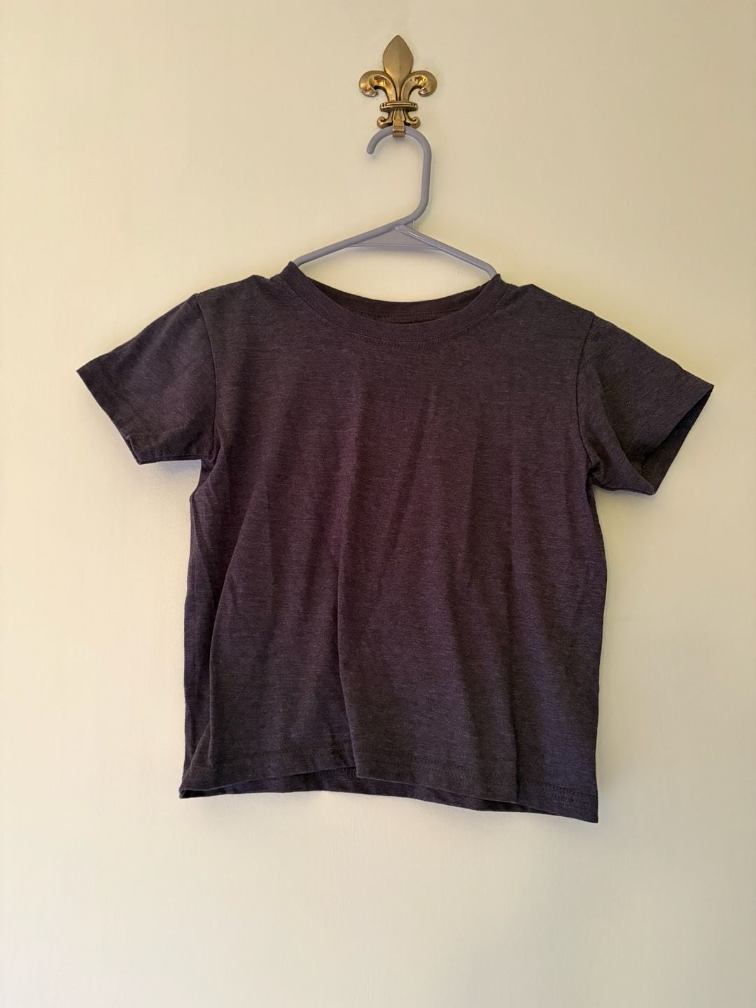 Top To Bottom T-Shirt Size S Charcoal Gray Cotton Crewneck 2
