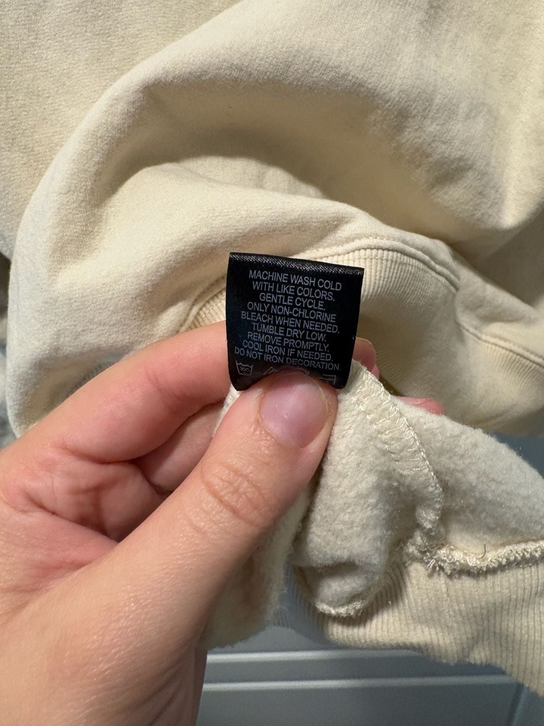 Fashion Nova All Out Of Fucks Graphic Sweatshirt Beige 6
