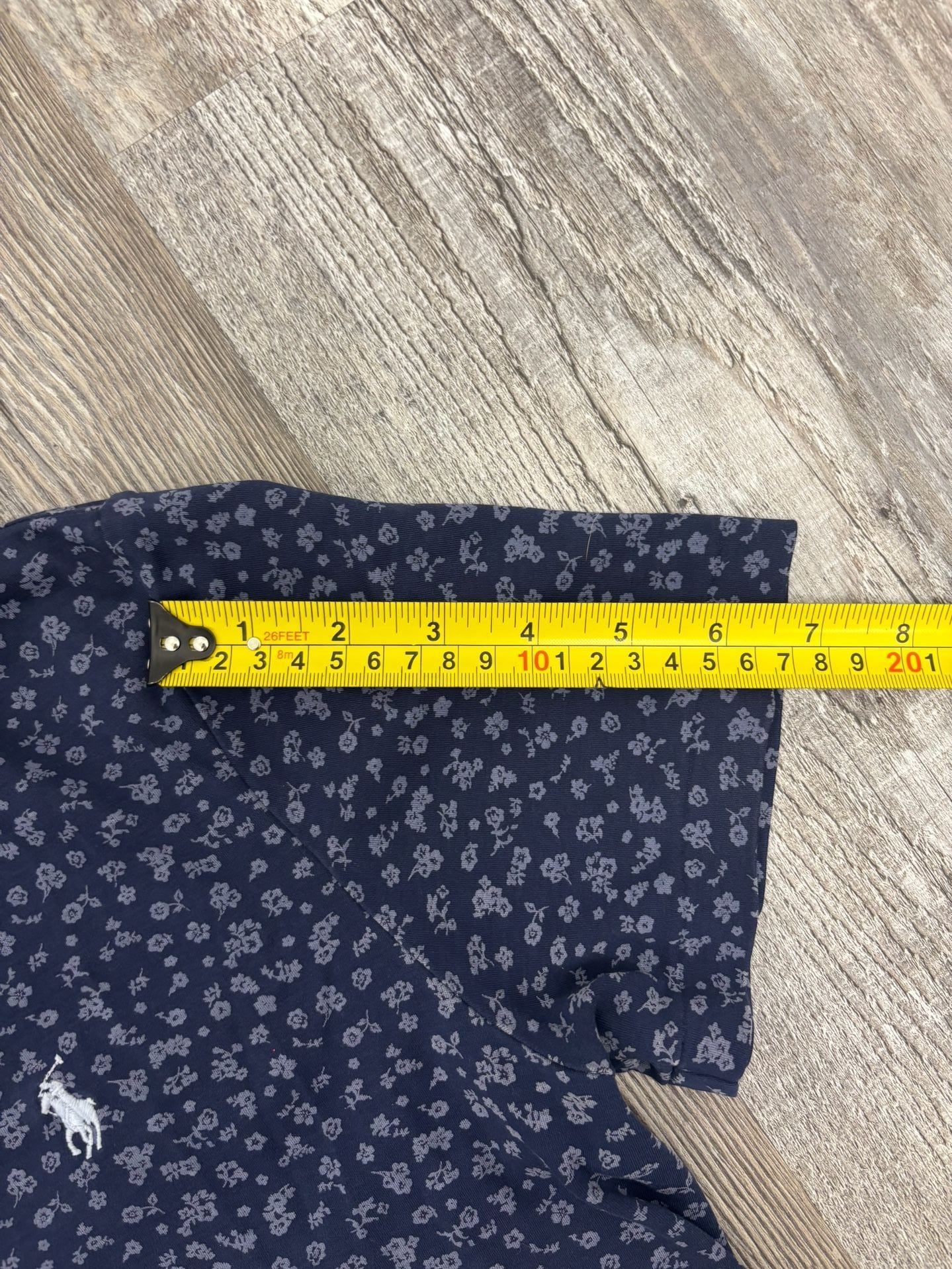 Polo Ralph Lauren Floral Polo Shirt Size M Custom Slim Fit 8