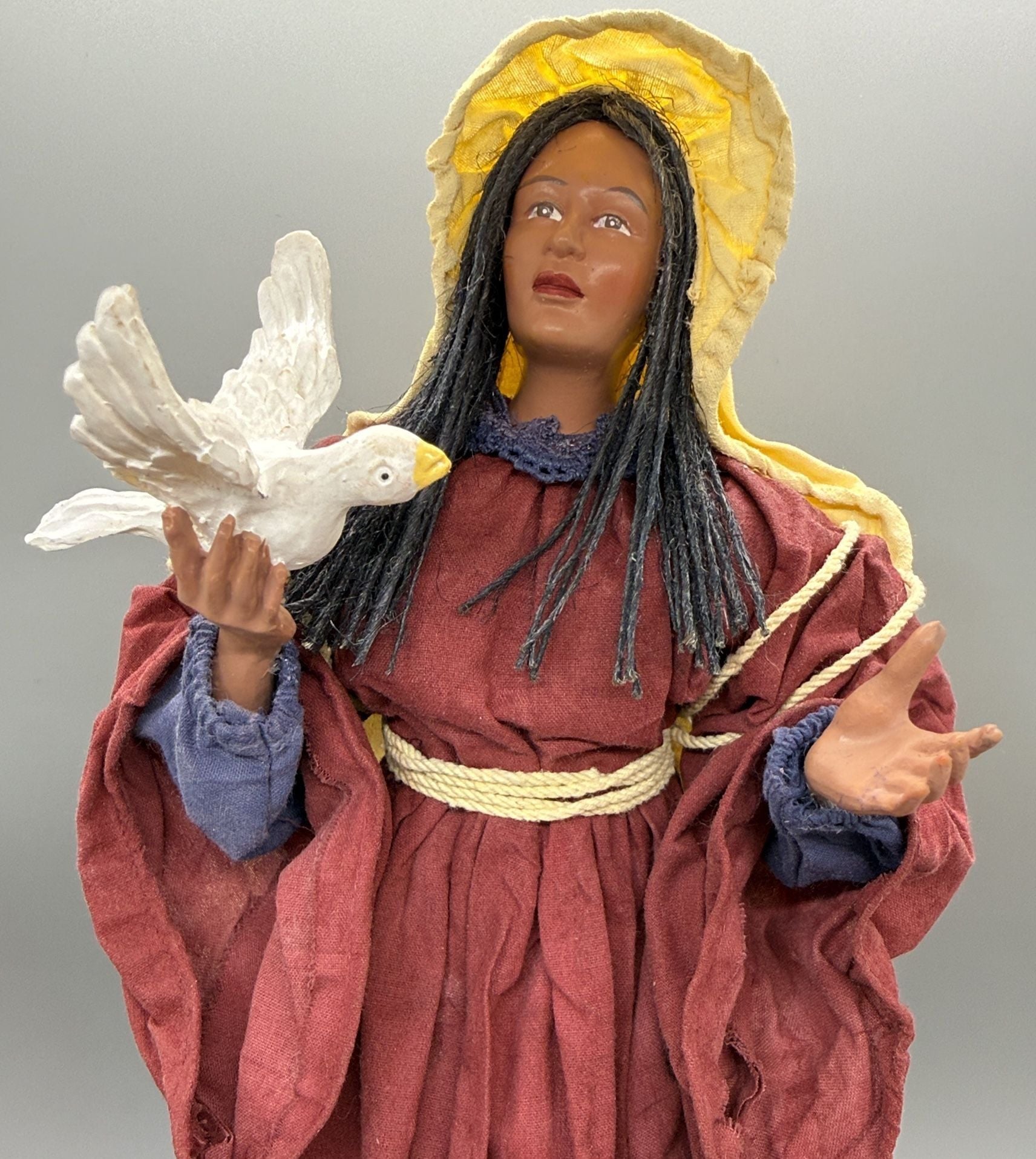 House of Lloyd Lady of Peace AA Christmas Tree Topper 1997 Around the World Vtg 5