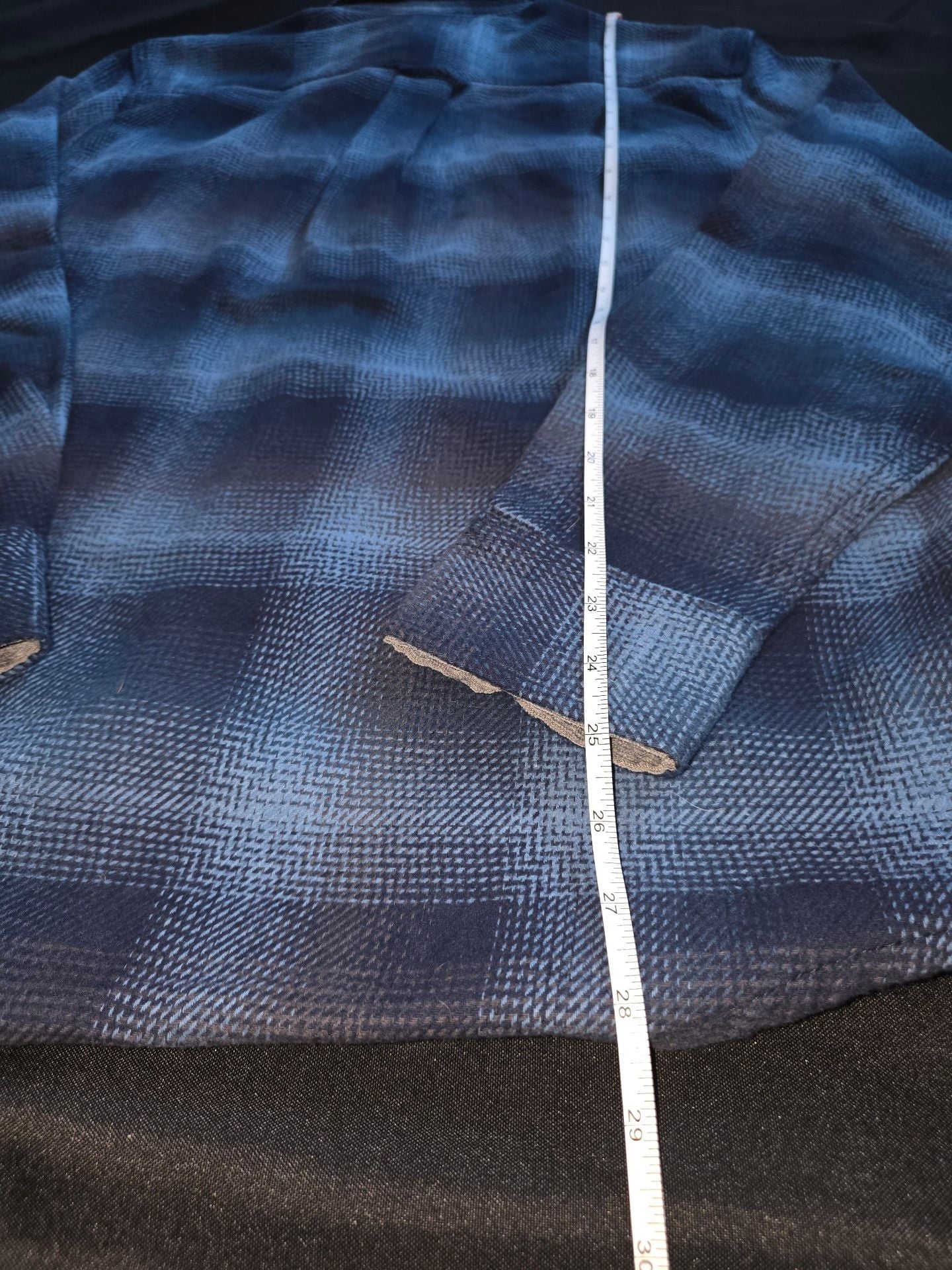 Orvis Plaid Long Sleeve Flannel Shirt Size S Blue 6