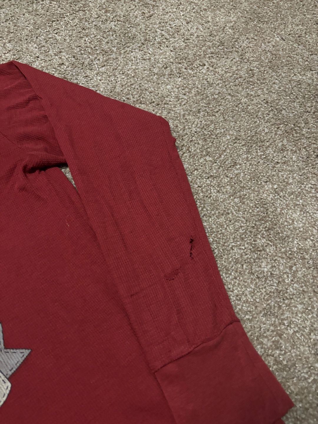 Early 2000s Family Guy Stewie Born To Be Bad Long Sleeve Thermal Shirt Size M Red 4