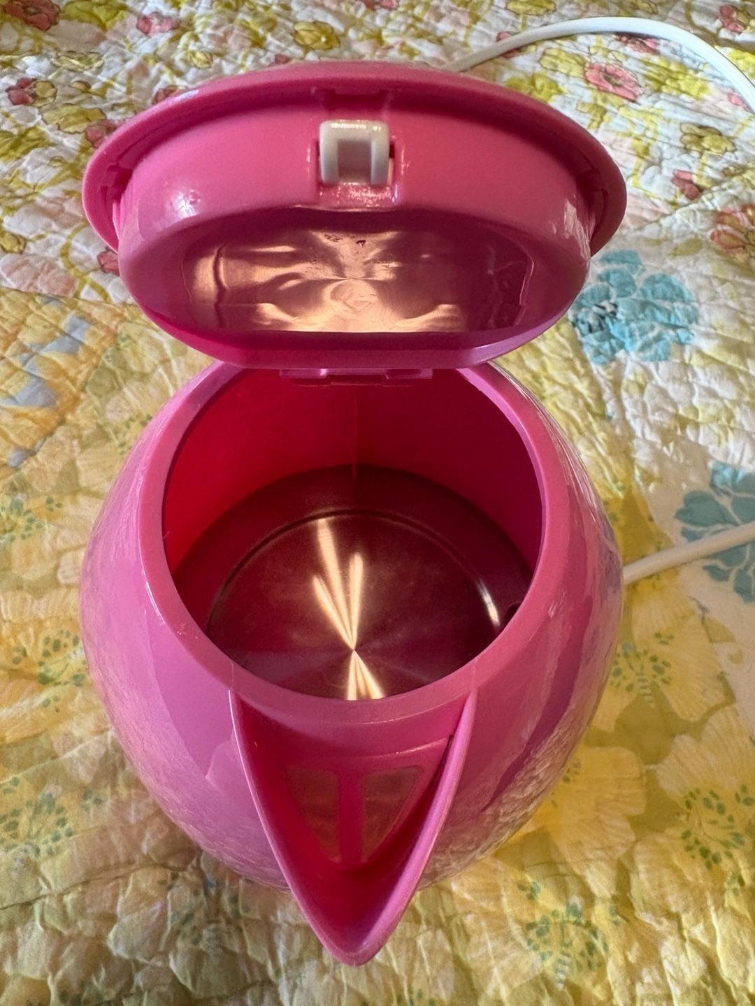 EUC Ovente Electric Kettle 1.7L Pink Cordless Hot Water Boiler Tea Maker 7