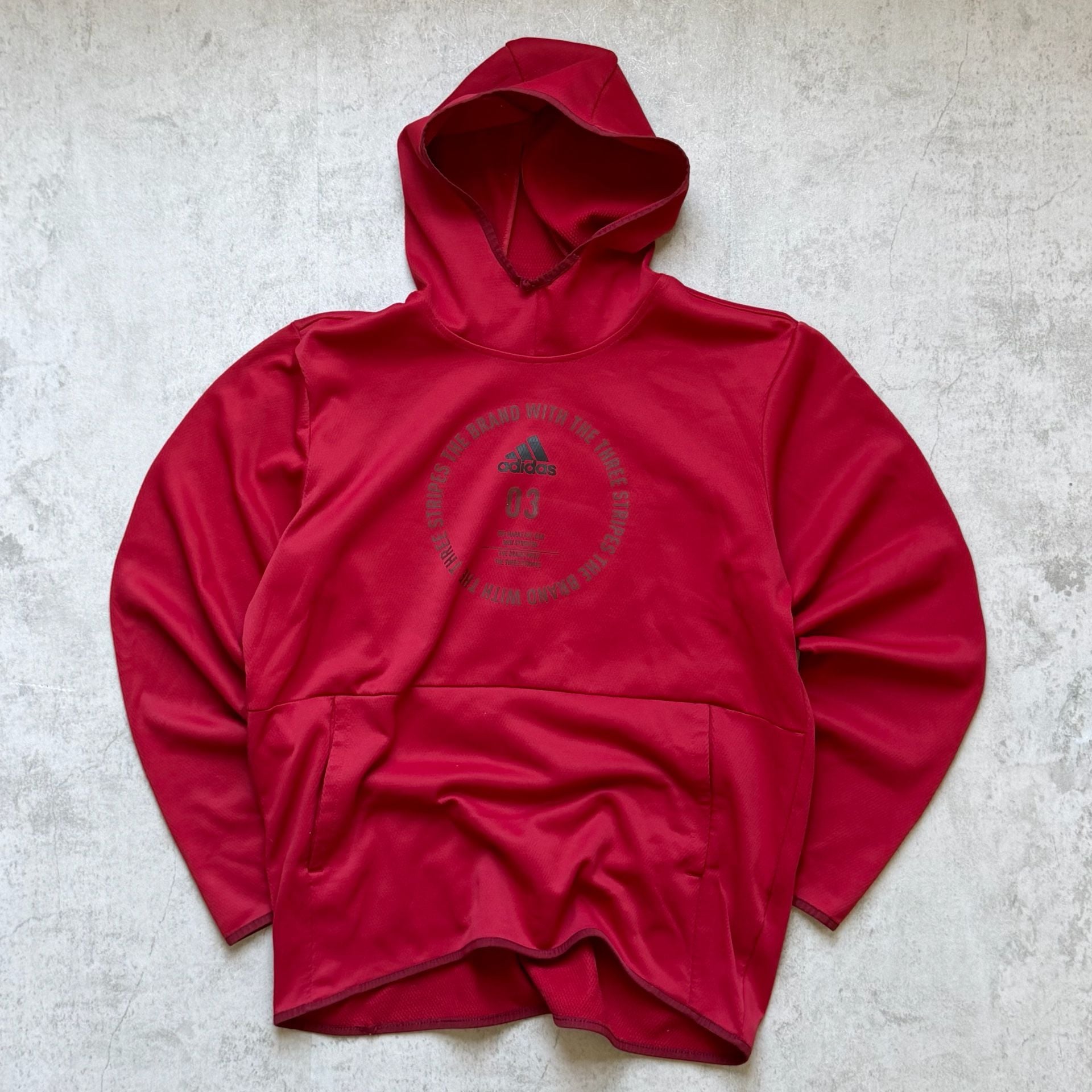 Adidas Red Graphic Hoodie 2
