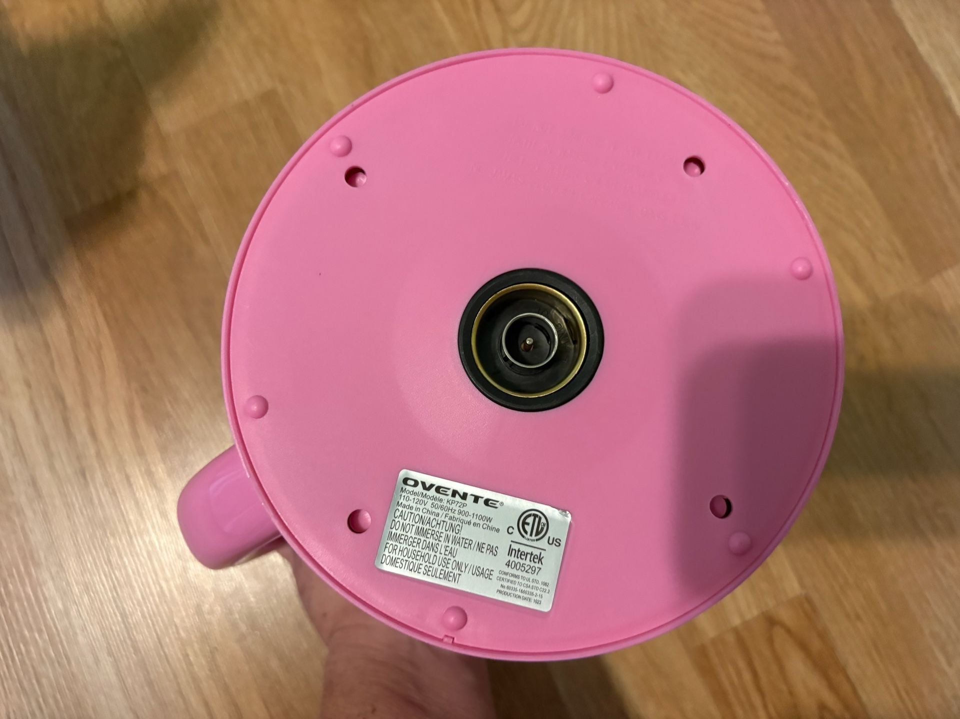 EUC Ovente Electric Kettle 1.7L Pink Cordless Hot Water Boiler Tea Maker 13