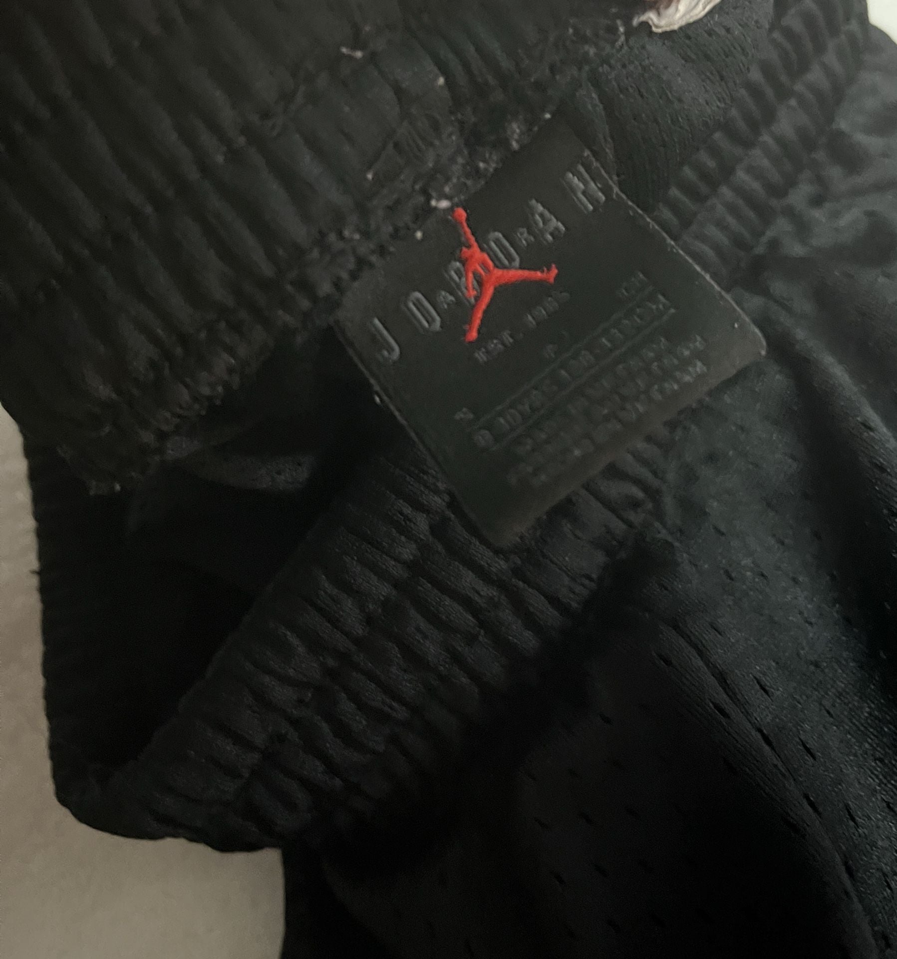 Jordan Basketball Shorts Size 8-10 Years Black White Mesh Jumpman 5