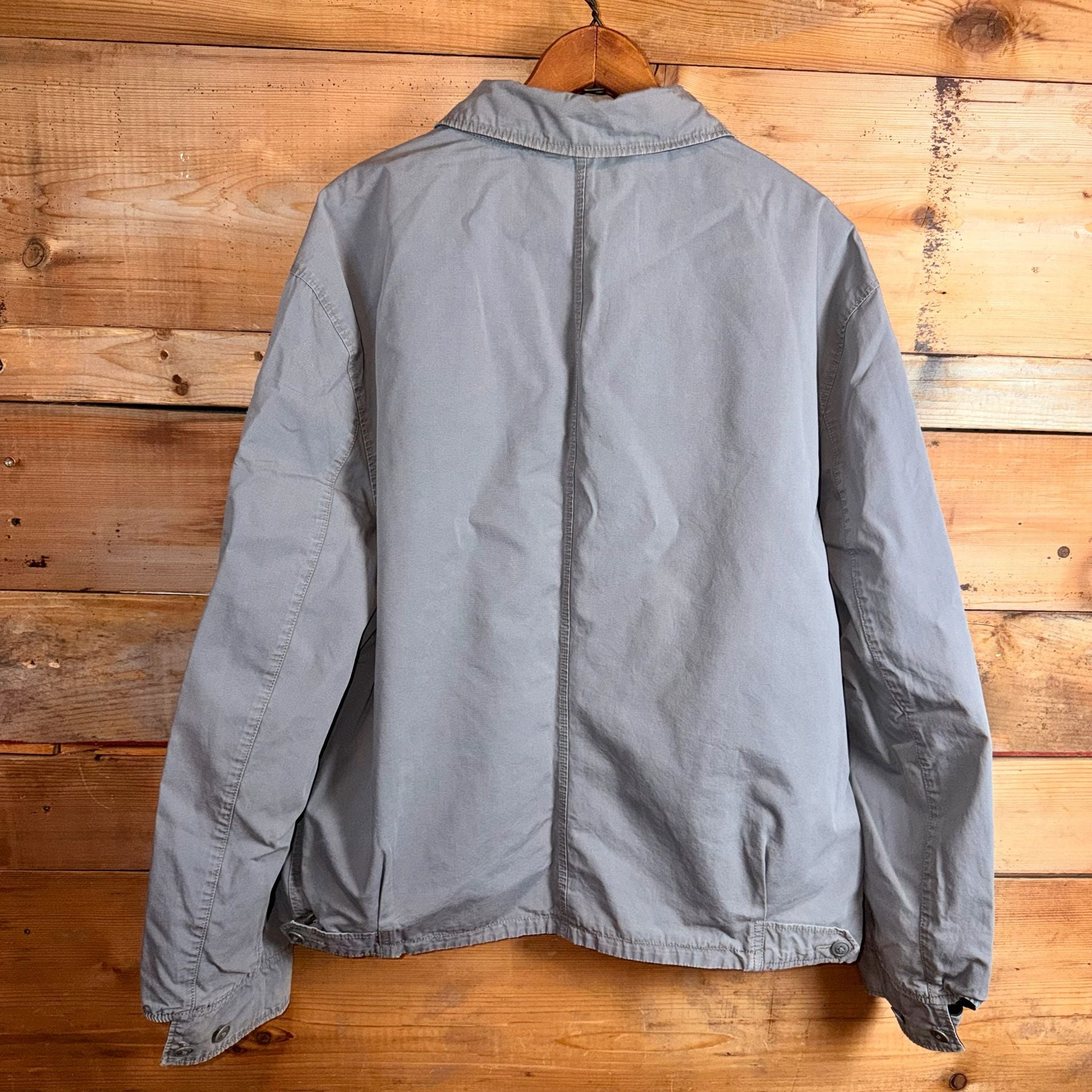 Vintage Polo by Ralph Lauren Reversible Jacket XL Blue Gray Cotton 5