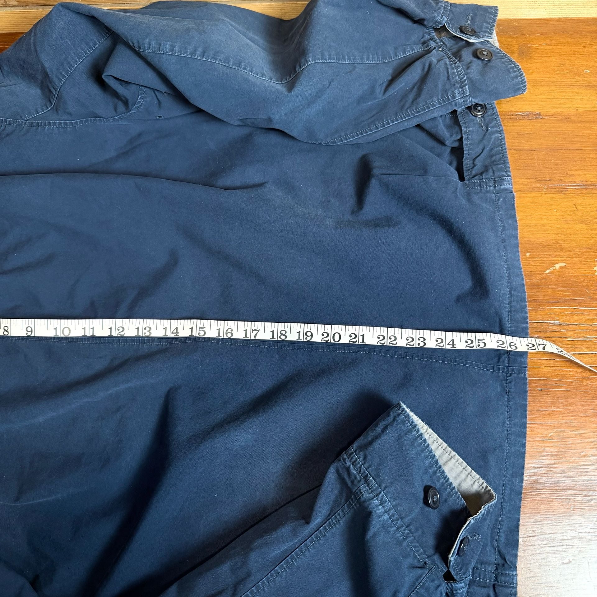Vintage Polo by Ralph Lauren Reversible Jacket XL Blue Gray Cotton 9