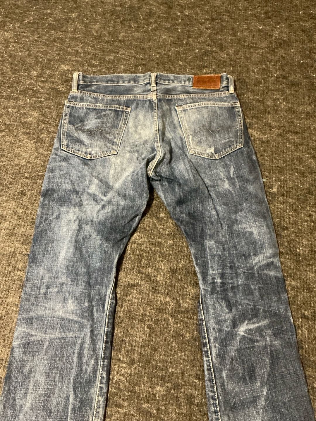 Polo Ralph Lauren Distressed Slim Fit Jeans Mens Size 33x30 Blue Cotton 12