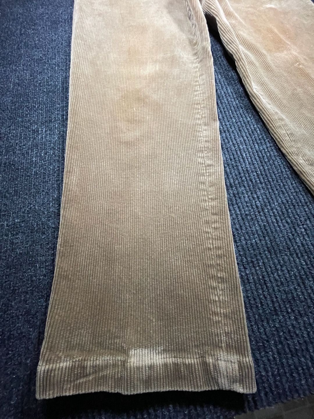 Orvis Corduroy Pants Size 38 Tan Straight Leg Trousers 6