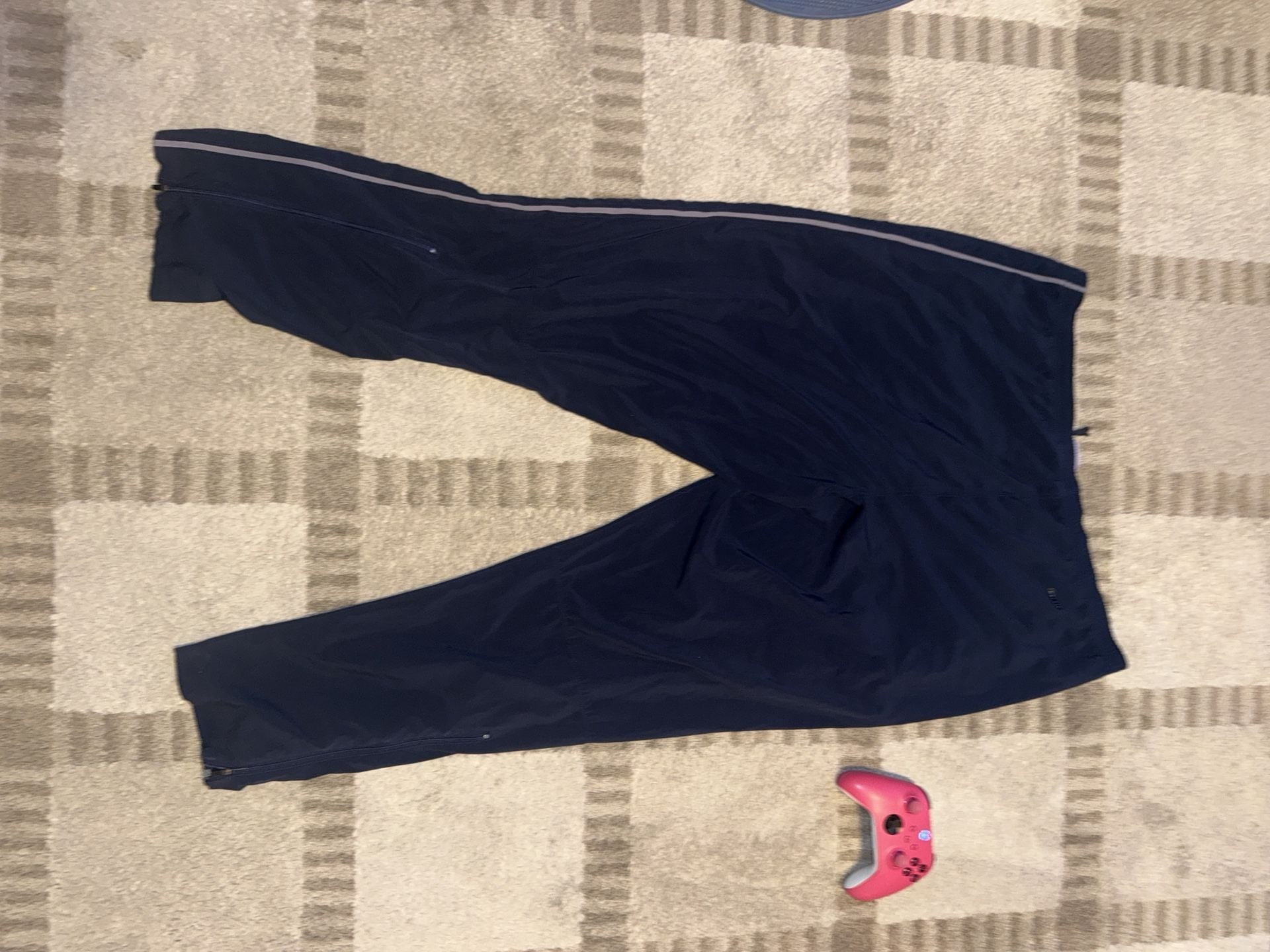 Nike Dri-FIT Track Pants Size L Navy Blue Athletic 4