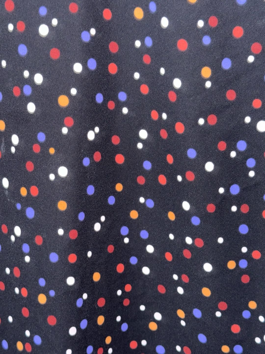 Anne Klein Blouse Size L Multi Color Polka Dot Sleeveless Top 3