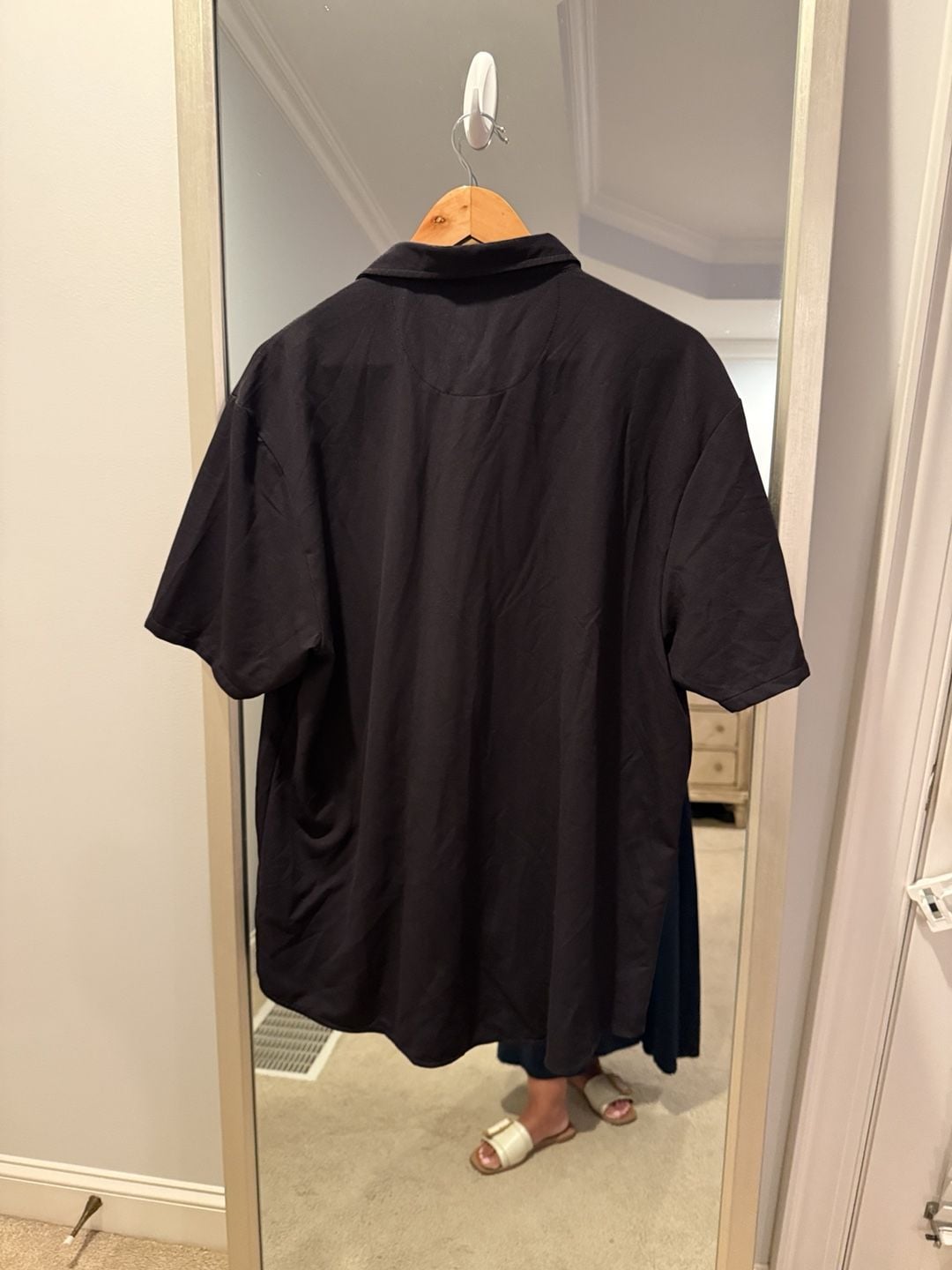 Kenneth Cole Active Tech SS Shirt Size XL Black 8