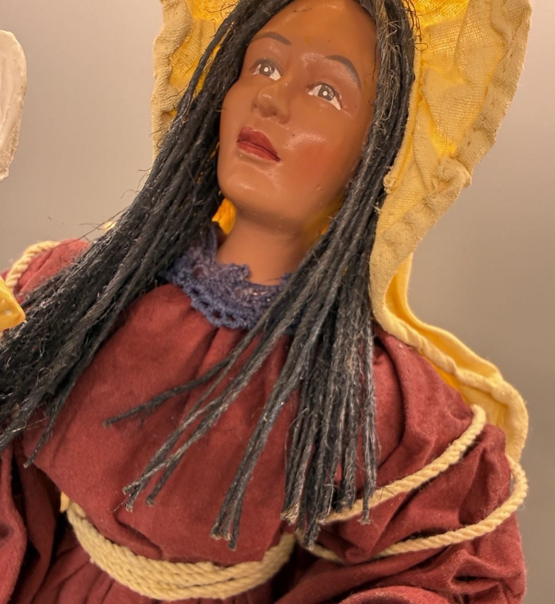 House of Lloyd Lady of Peace AA Christmas Tree Topper 1997 Around the World Vtg 9
