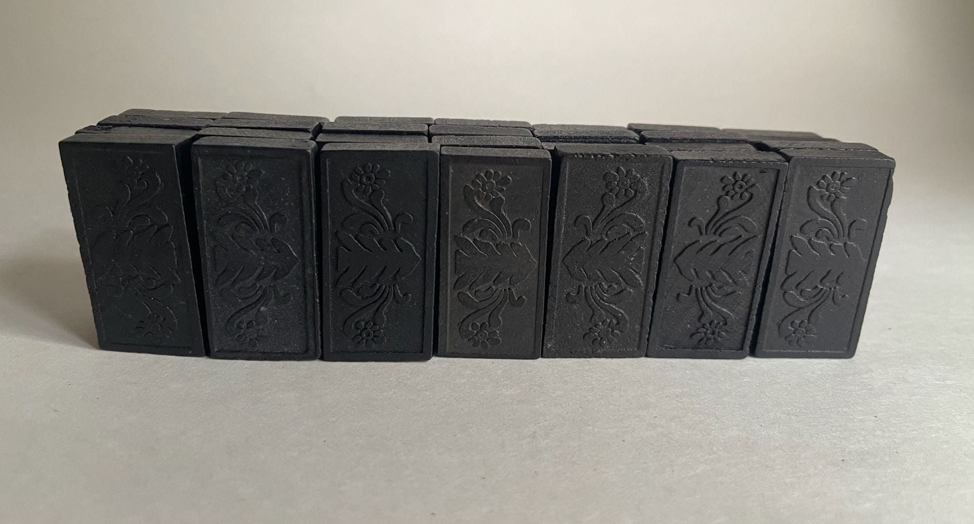 DOMINO MW 4003 Wooden Box Set Vintage Dominoes 7
