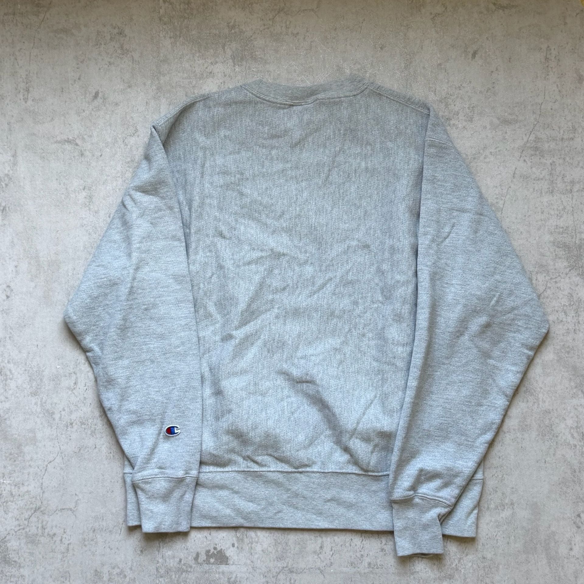 Champion Reverse Weave Sweatshirt Size Large Gray Crewneck Pullover 9