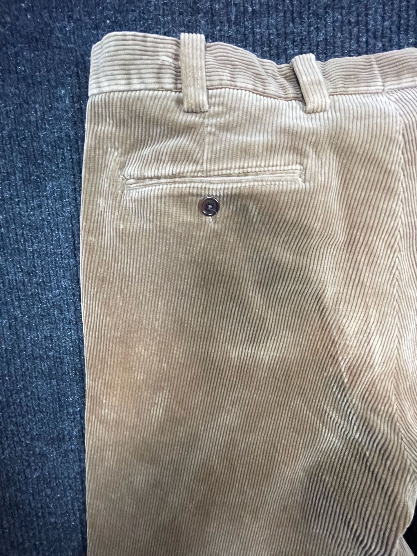 Orvis Corduroy Pants Size 38 Tan Straight Leg Trousers 12
