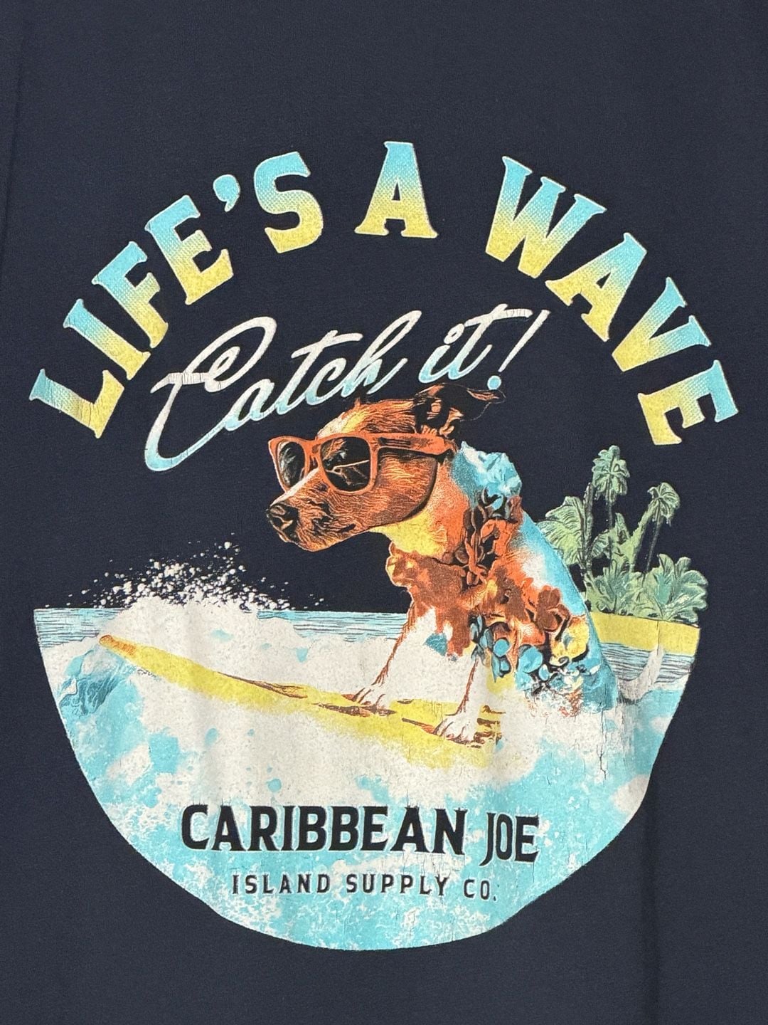 Caribbean Joe Long Sleeve Graphic T-Shirt Medium 3
