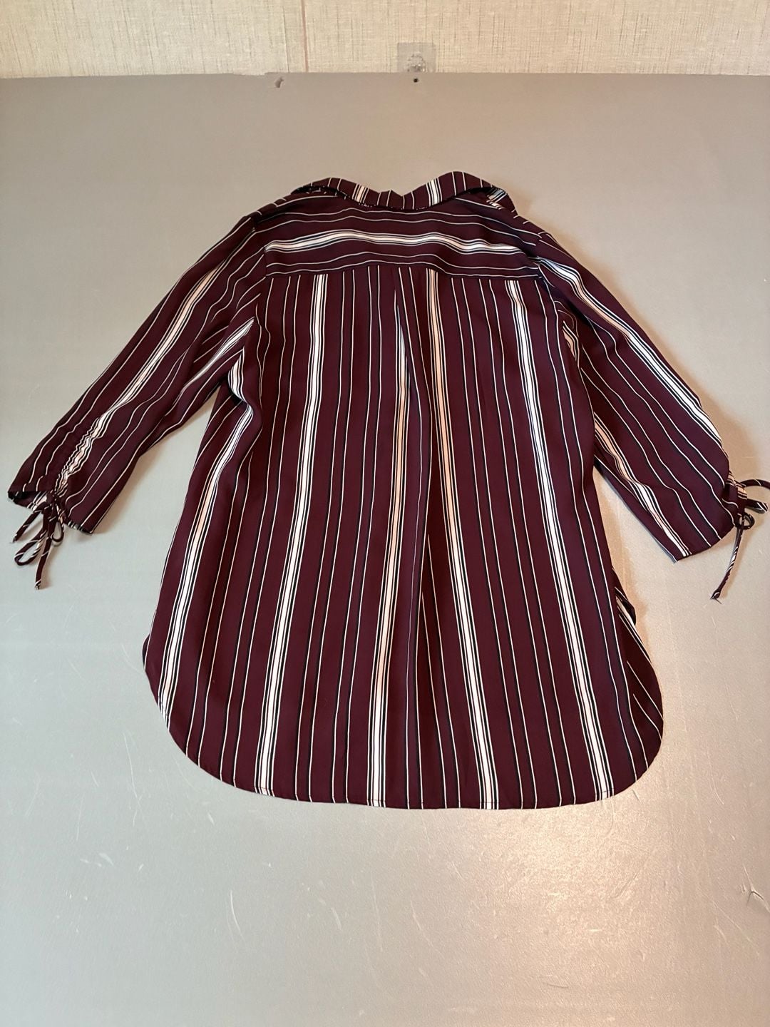 Hippo Striped Button Down Shirt Size XL 5