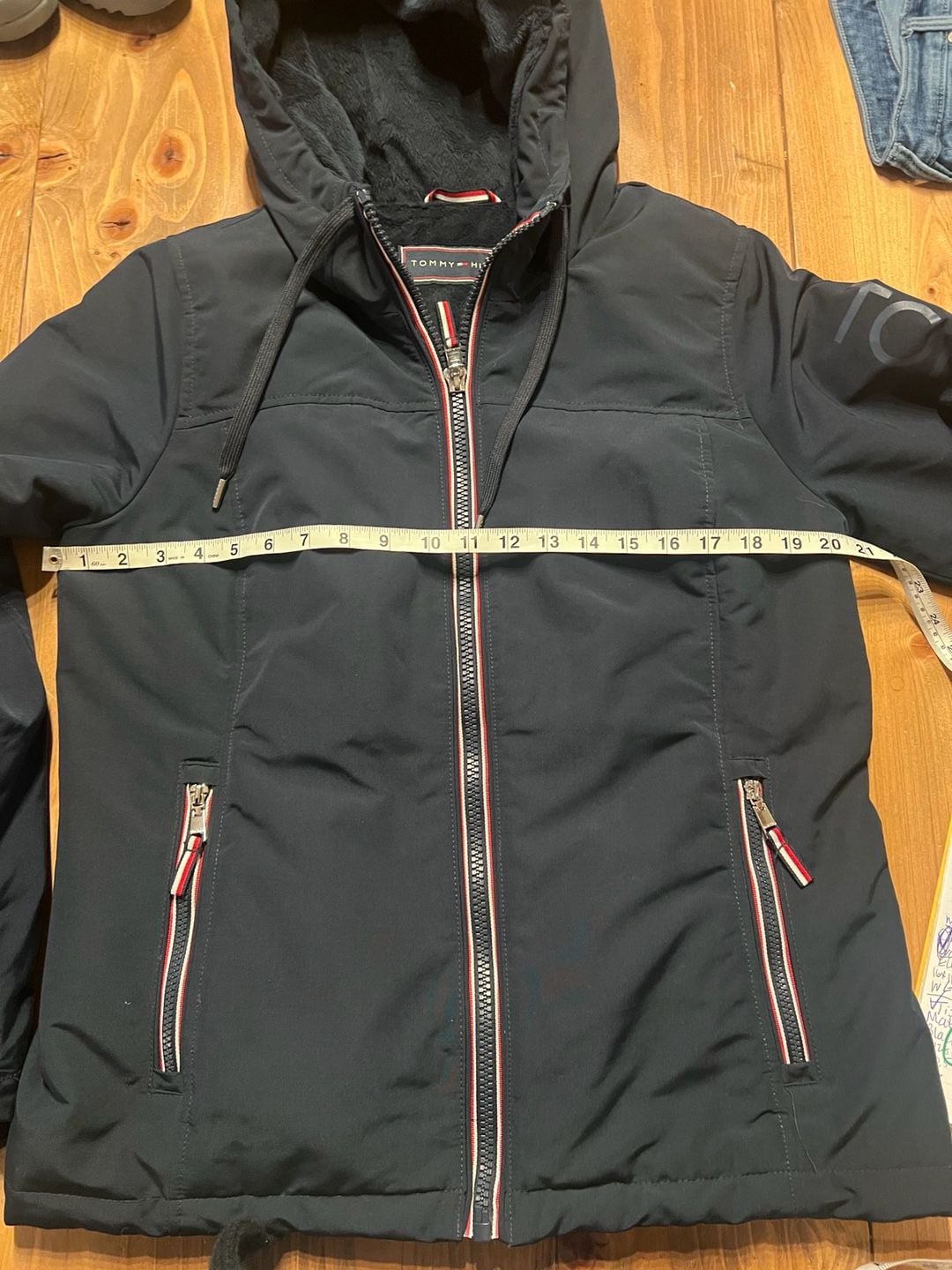 Tommy Hilfiger Softshell Hooded Jacket Navy Blue 7
