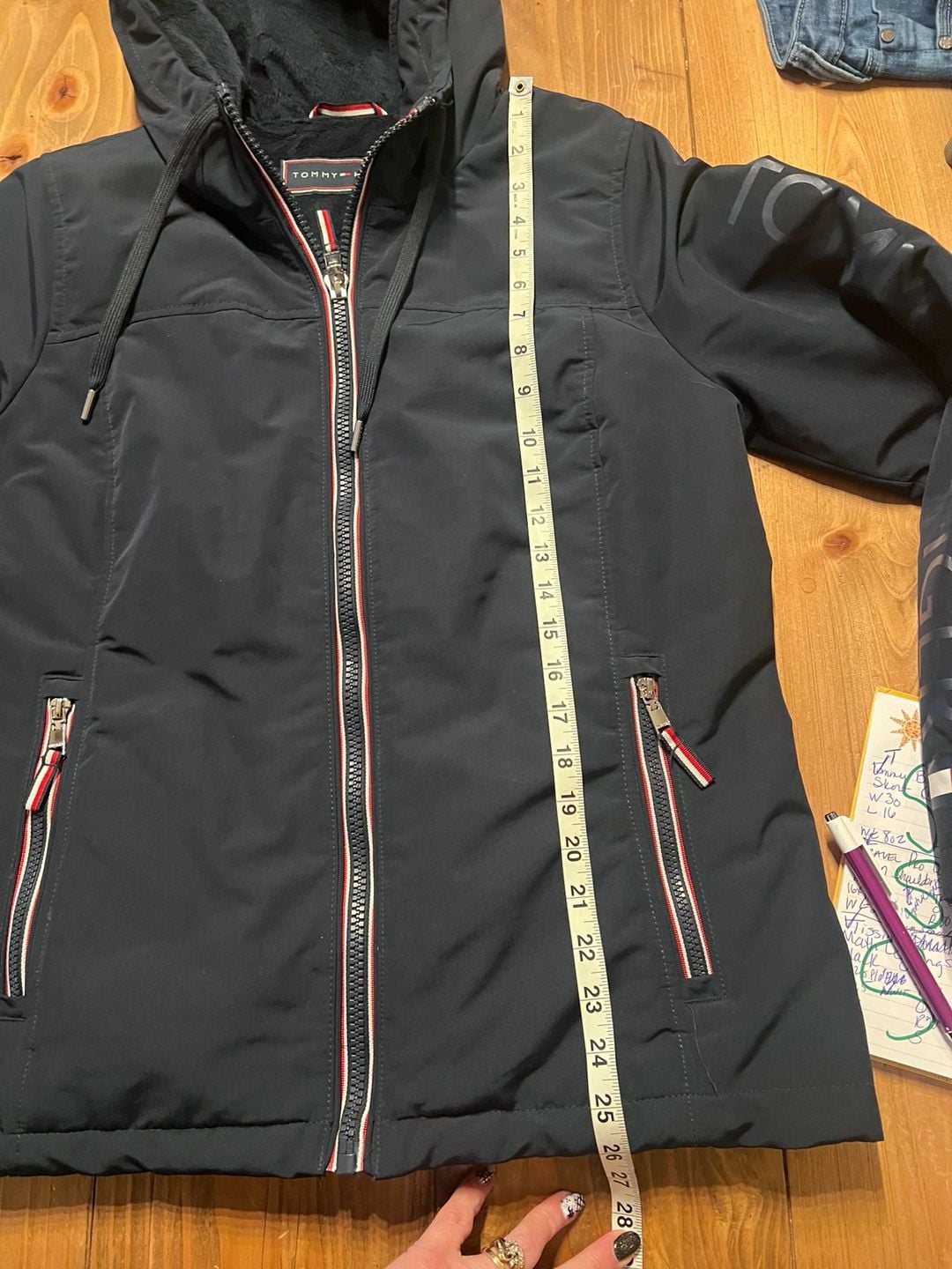Tommy Hilfiger Softshell Hooded Jacket Navy Blue 8