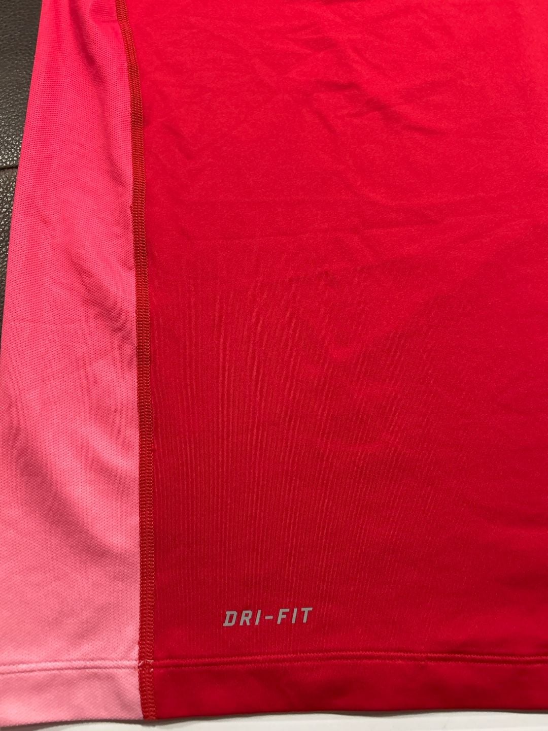 Nike Dri-FIT Tiger Woods Polo Shirt Size L Red Athletic Golf 6