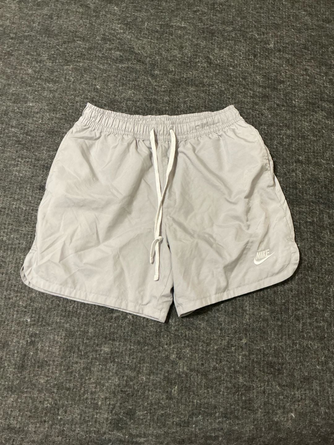 Nike Nylon Shorts Womens Size Small Gray 100% Polyester 2